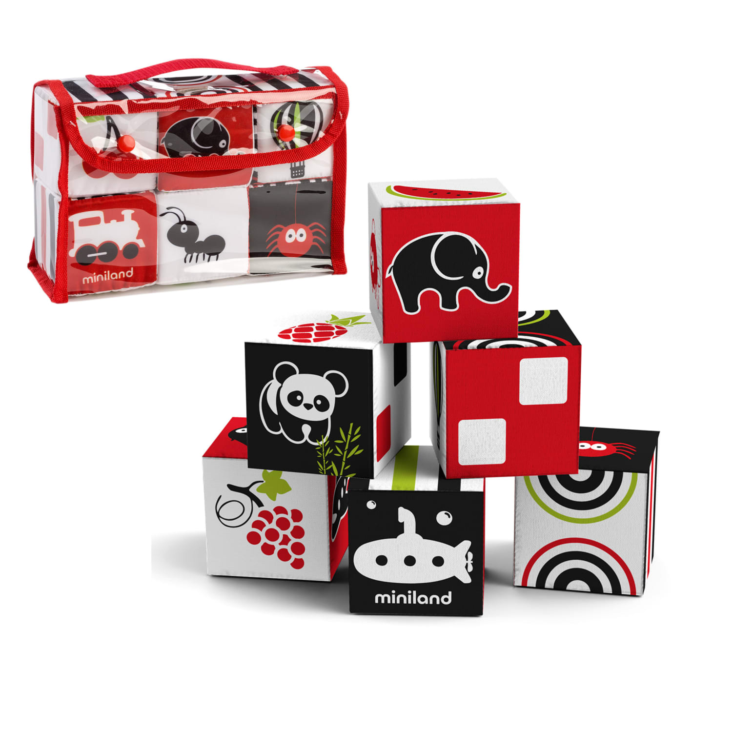 Miniland Educational First Senses 6 Cubes Set - Image 4