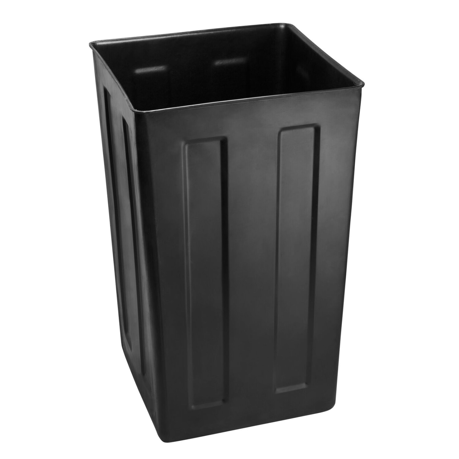 Alpine All-Weather 40-Gallon Outdoor Commercial Trash Can, With Ashtray Lid, Stone - Image 4