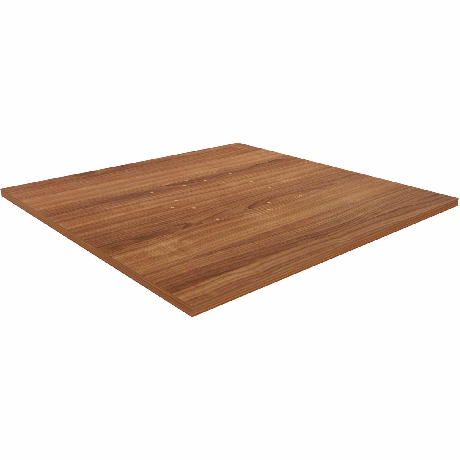 Lorell Hospitality/Conference Tabletop, 42inW x 42inL, Walnut, 69962 - Image 3