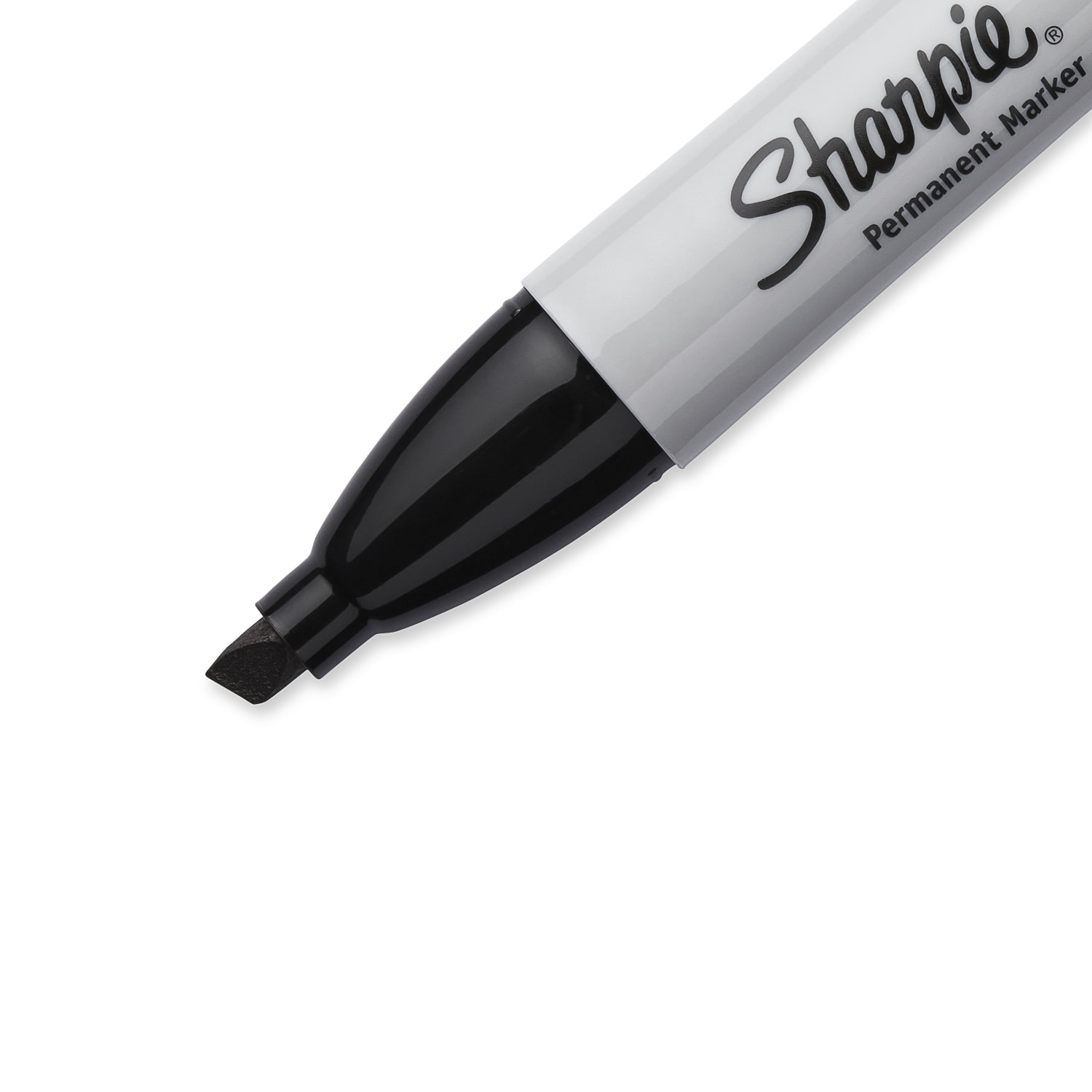 Sharpie Chisel-Tip Permanent Markers, Black, Pack Of 2 - Image 4