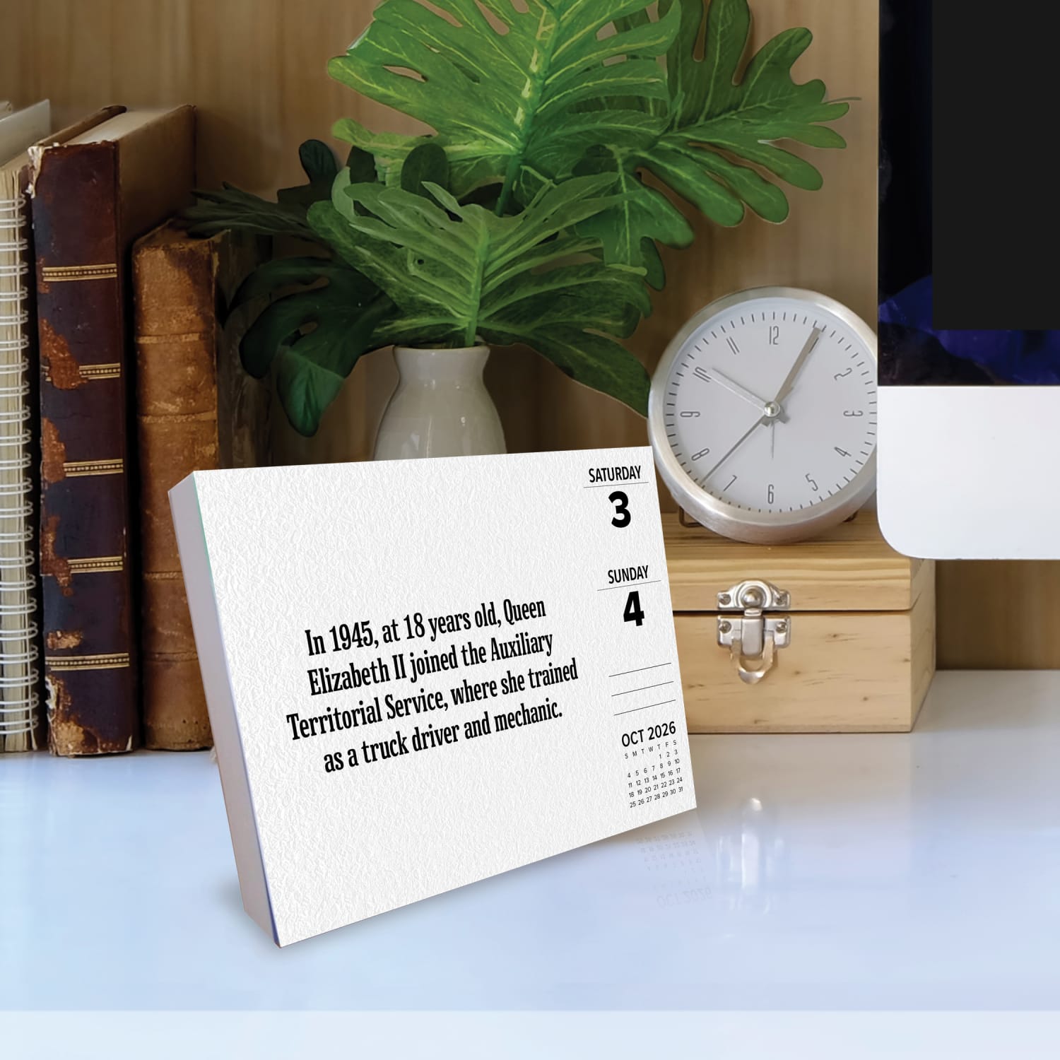 2026 Willow Creek Press Page-A-Day Daily Desk Calendar, 6-1/4in x 5-1/2in, Today I Learned (TIL), January To December, 54451 - Image 3