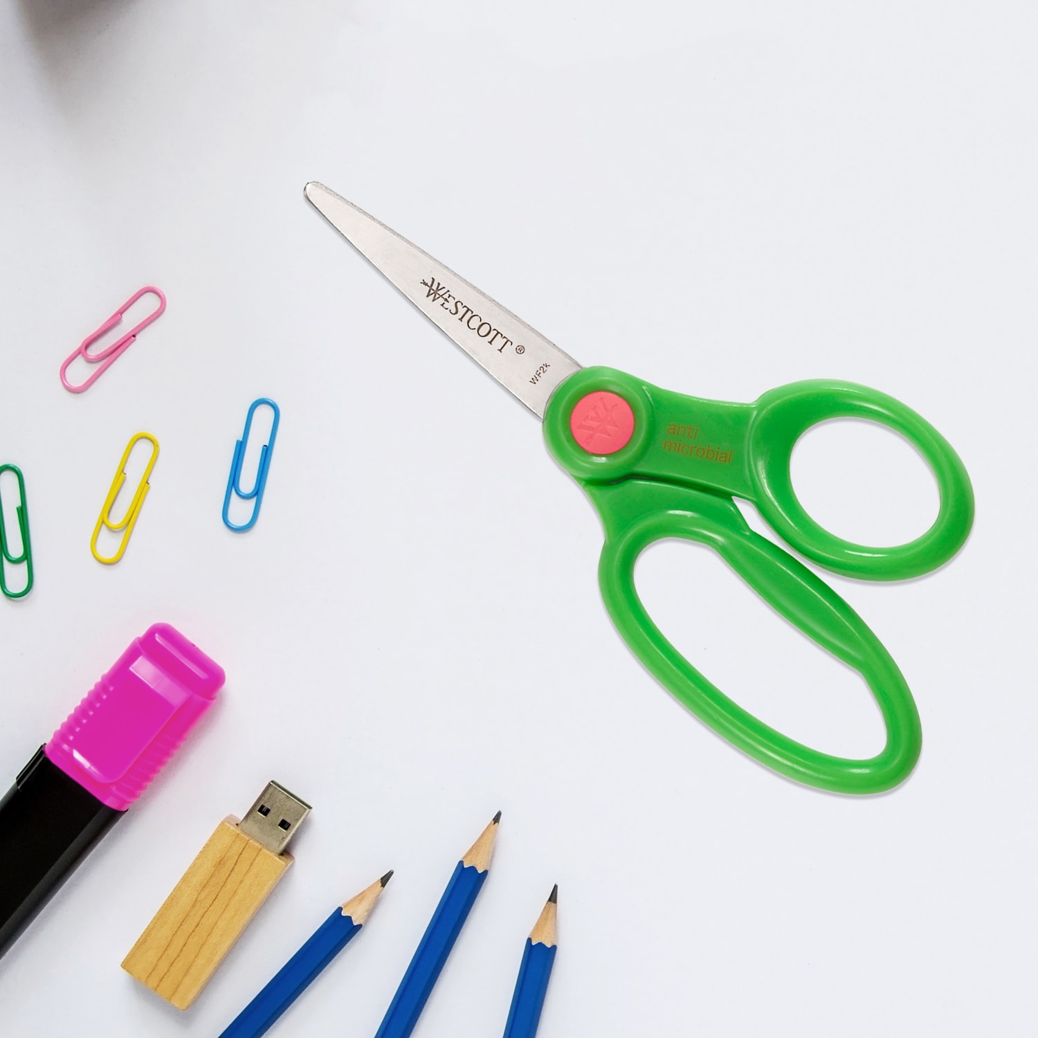 Westcott Kids School Pack Scissors, 5in, Pointed, Multicolor, Pack Of 12 - Image 5