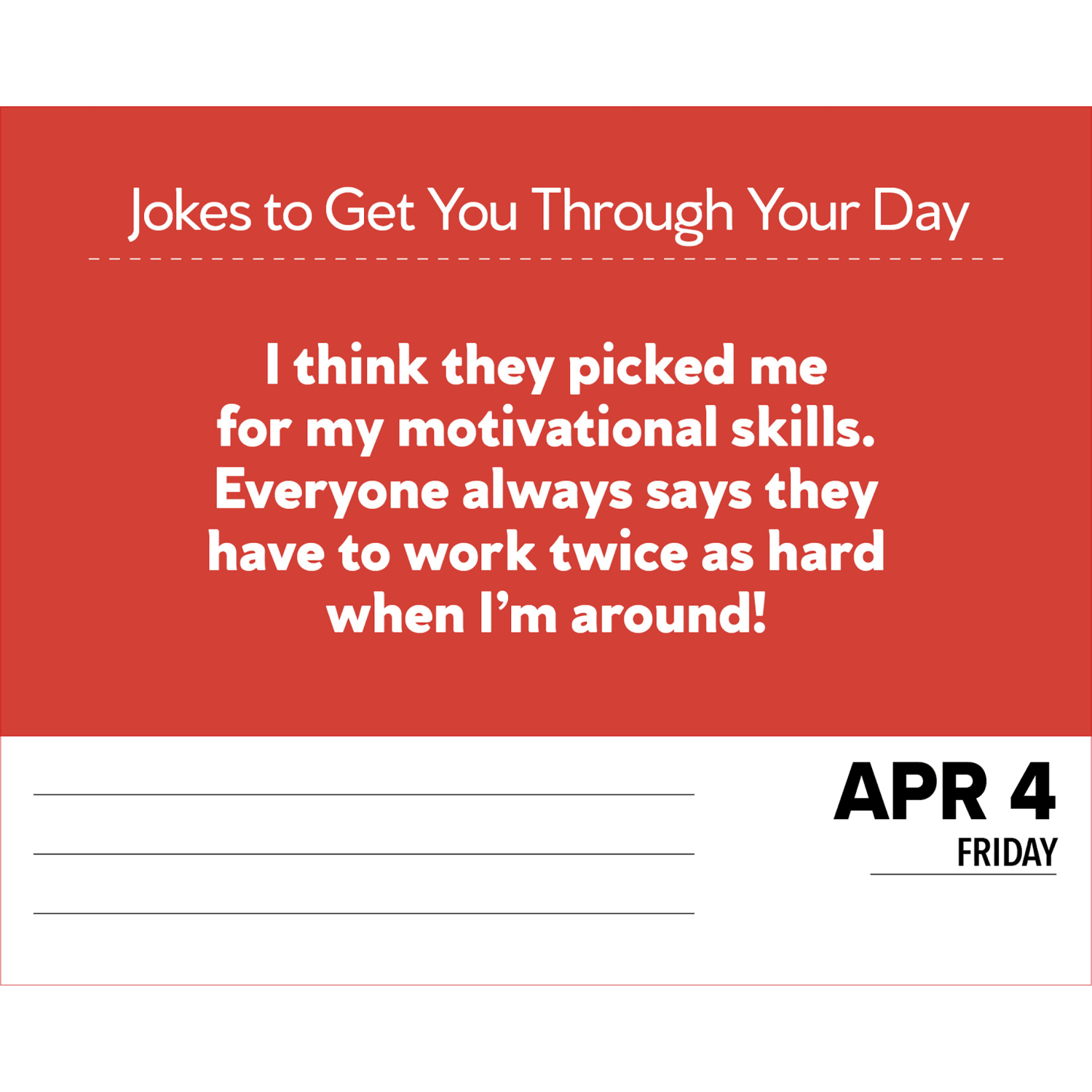 2025 Willow Creek Press Daily Desk Box Calendar, Humor & Comics, 5-1/2in x 6-1/4in, Office Lingo, January To December, 40973 - Image 3