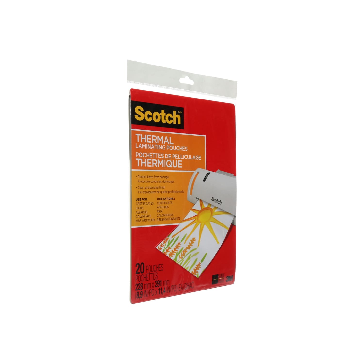 Scotch Front and Back Thermal Laminating Pouches, 9in Width, Glossy - Image 4