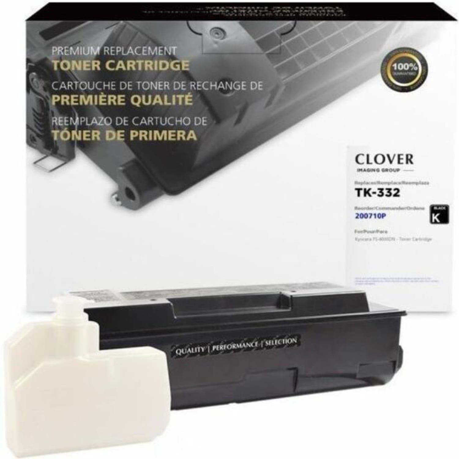 Office Depot Remanufactured Black Toner Cartridge Replacement For Kyocera TK-332, ODTK332 - Image 4