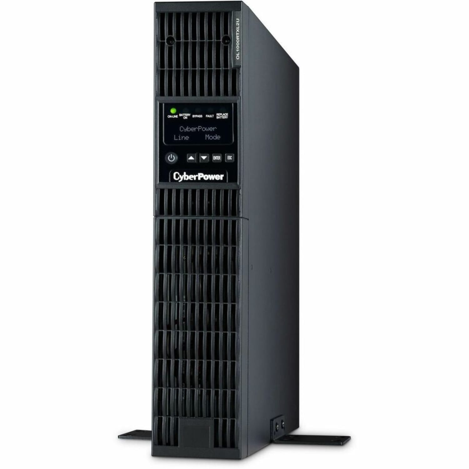 CyberPower OL1000RTXL2U Smart App Online UPS Systems - 1000VA/900W, 100 - 125 VAC, NEMA 5-15P, 2U, Rack/Tower, Sine Wave, 8 Outlets, LCD- OL1000RTXL2U - Image 4