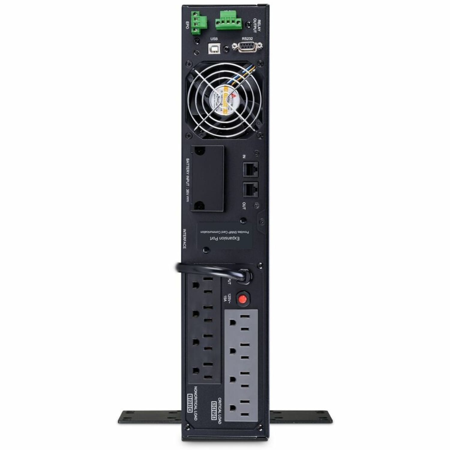 CyberPower OL1000RTXL2U Smart App Online UPS Systems - 1000VA/900W, 100 - 125 VAC, NEMA 5-15P, 2U, Rack/Tower, Sine Wave, 8 Outlets, LCD- OL1000RTXL2U - Image 6