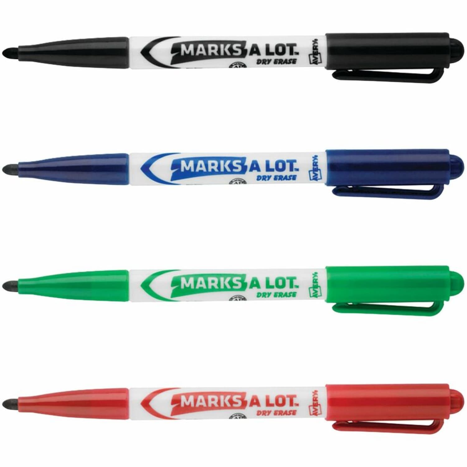 Avery Pen Style Dry Erase Markers - Fine Marker Point - Bullet Marker Point Style - Assorted - 24 / Box - Image 4