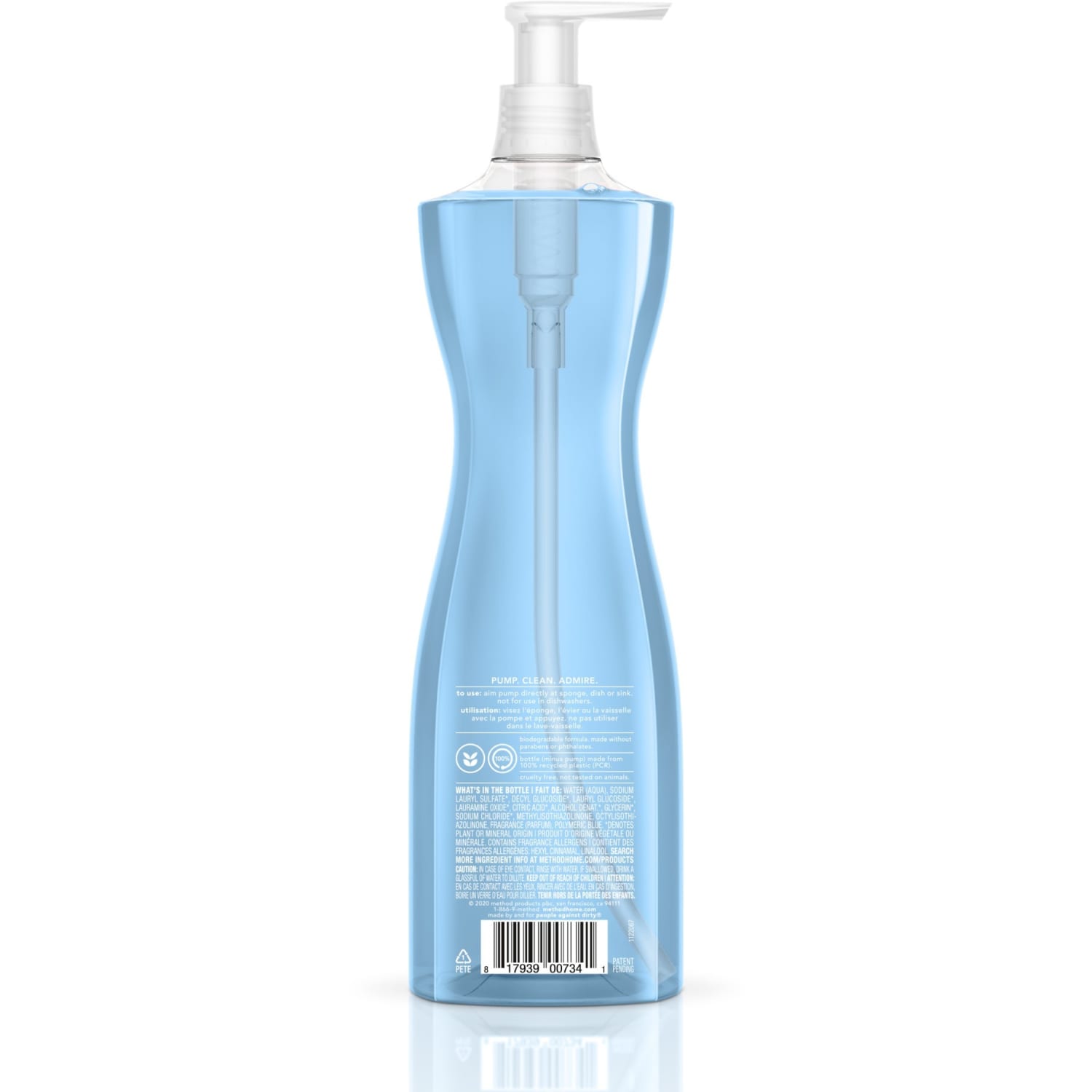 Method Dishwashing Soap, Sea Minerals Scent, 18 Oz Bottle - Image 4