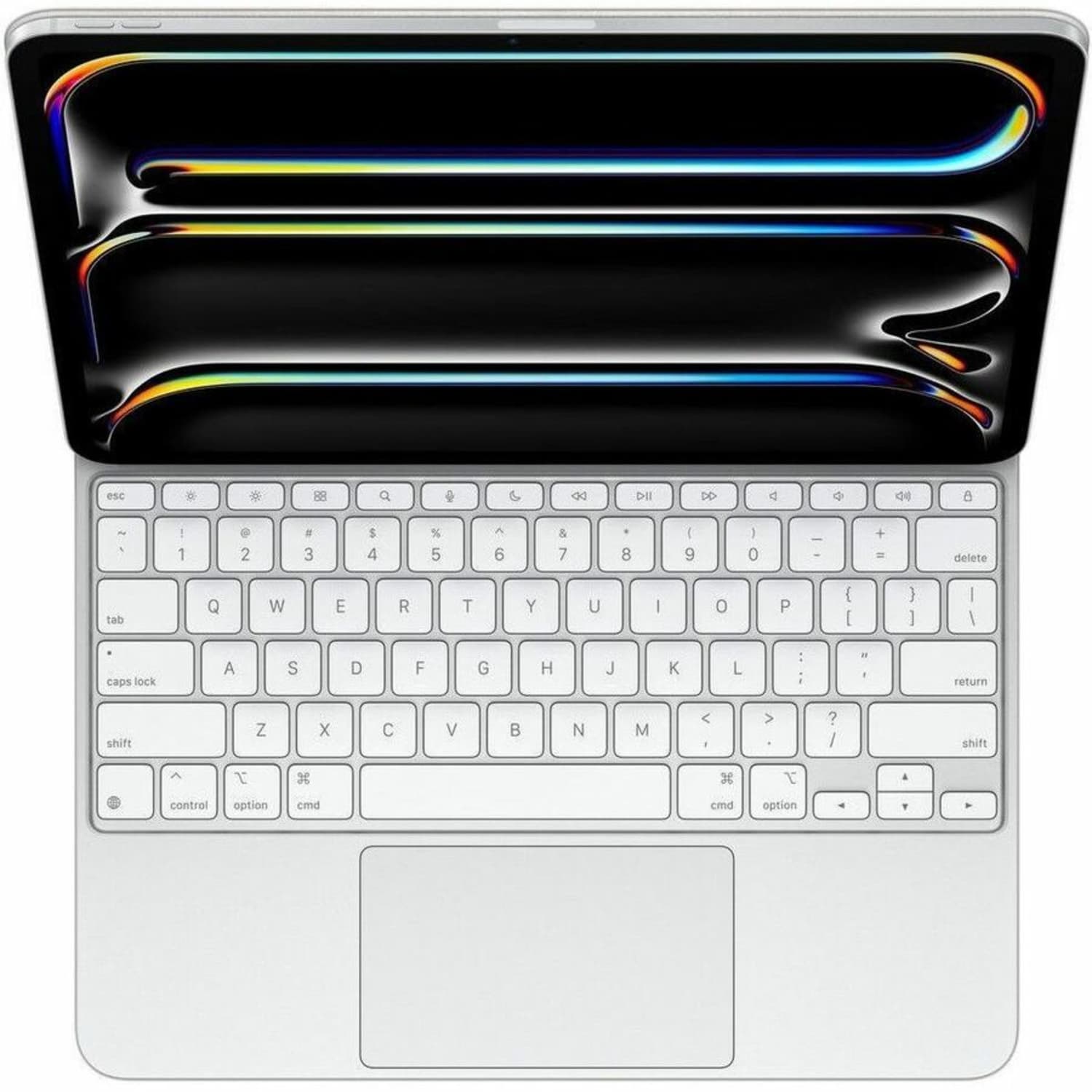 Apple Magic Keyboard/Cover Case for 13in Apple iPad Pro 13 (2024) Tablet - White - Aluminum, Glass Body - Image 5