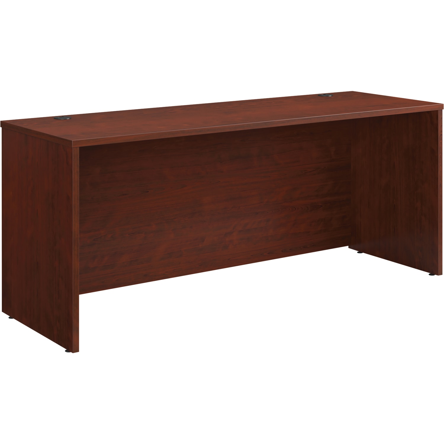 Sauder Affirm Collection Executive Desk With Two 2-Drawer Mobile Pedestal Files, 72inW x 24inD, Classic Cherry - Image 6