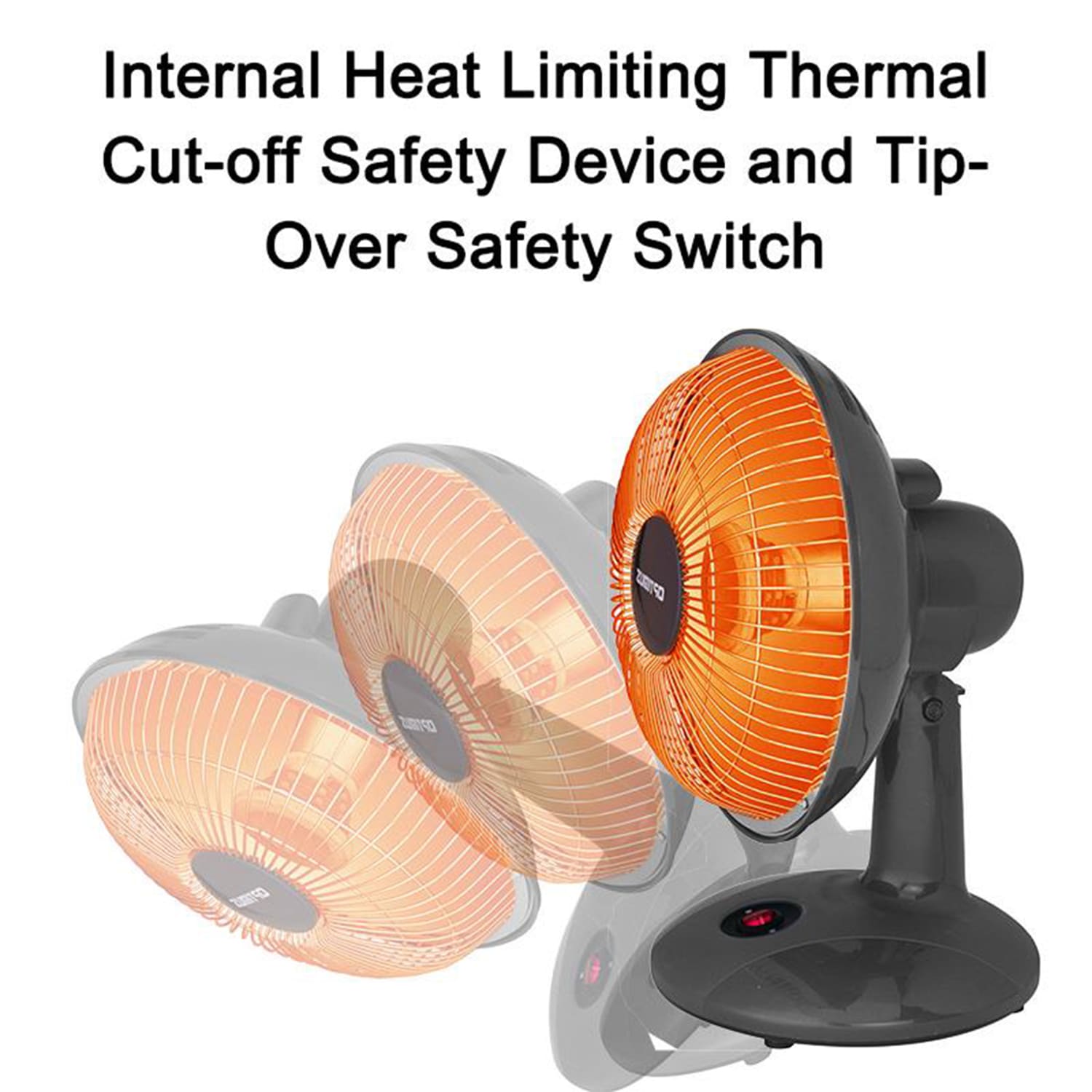 Optimus 300-Watt Electric Dish Heater, 12in x 9in - Image 5