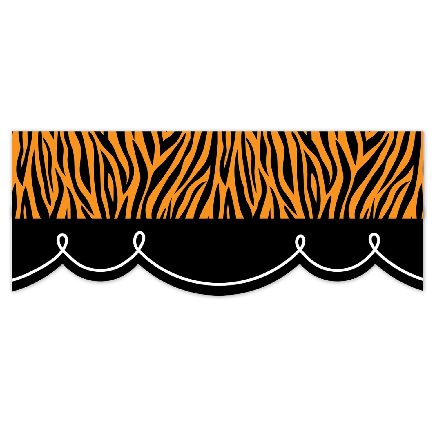 Creative Teaching Press EZ Borders, Jungle Friends Tiger Stripes, 24 Borders Per Pack, Set Of 3 Packs - Image 5