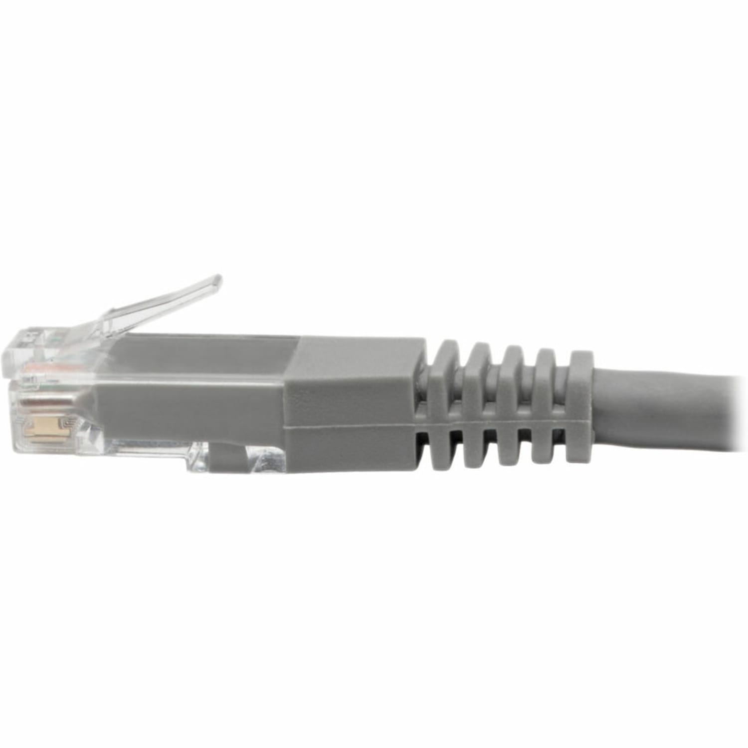Tripp Lite Cat6 Cat5e Gigabit Molded Patch Cable RJ45 M/M 550MHz Gray 6ft - 128 MB/s - Patch Cable - 6 ft - N200006GY - Image 5