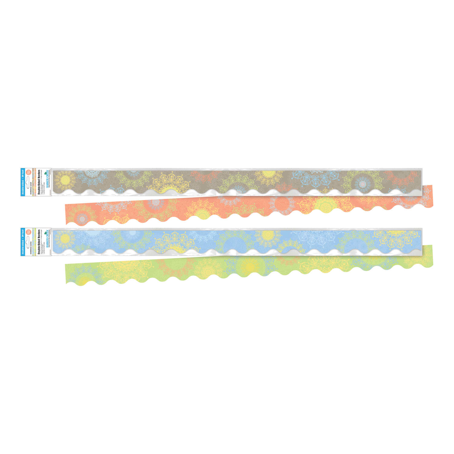 Barker Creek Celebrate Mindfulness 2-Design Trimmers, 2-1/4in x 36in, Multicolor, Set Of 26 - Image 5