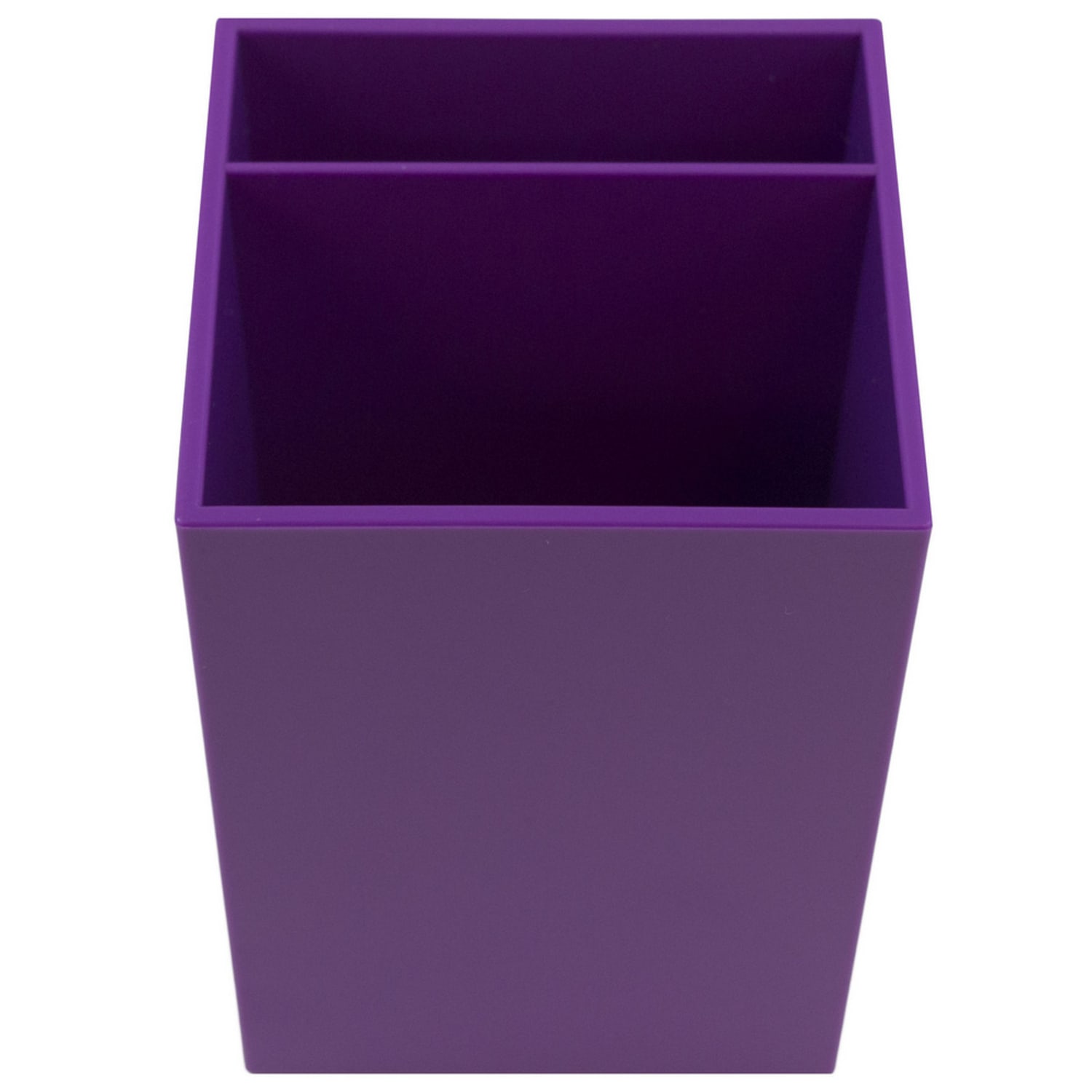JAM Paper Pen Holder, 3-7/8inH x 2-3/4inW x 2-3/4inD, Purple - Image 4