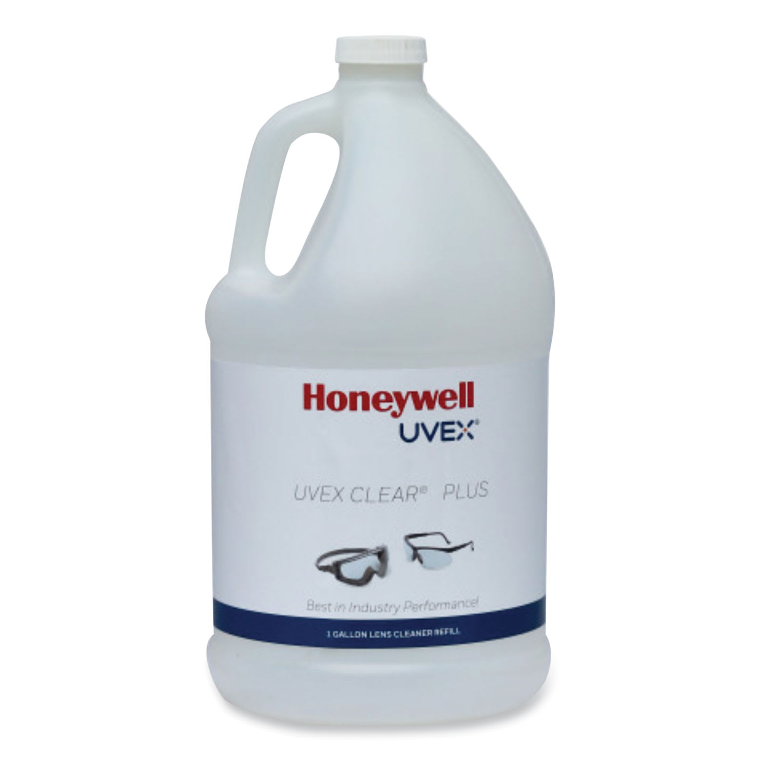 Honeywell Uvex Clear Lens Cleaning Solution, 1 gal Bottle