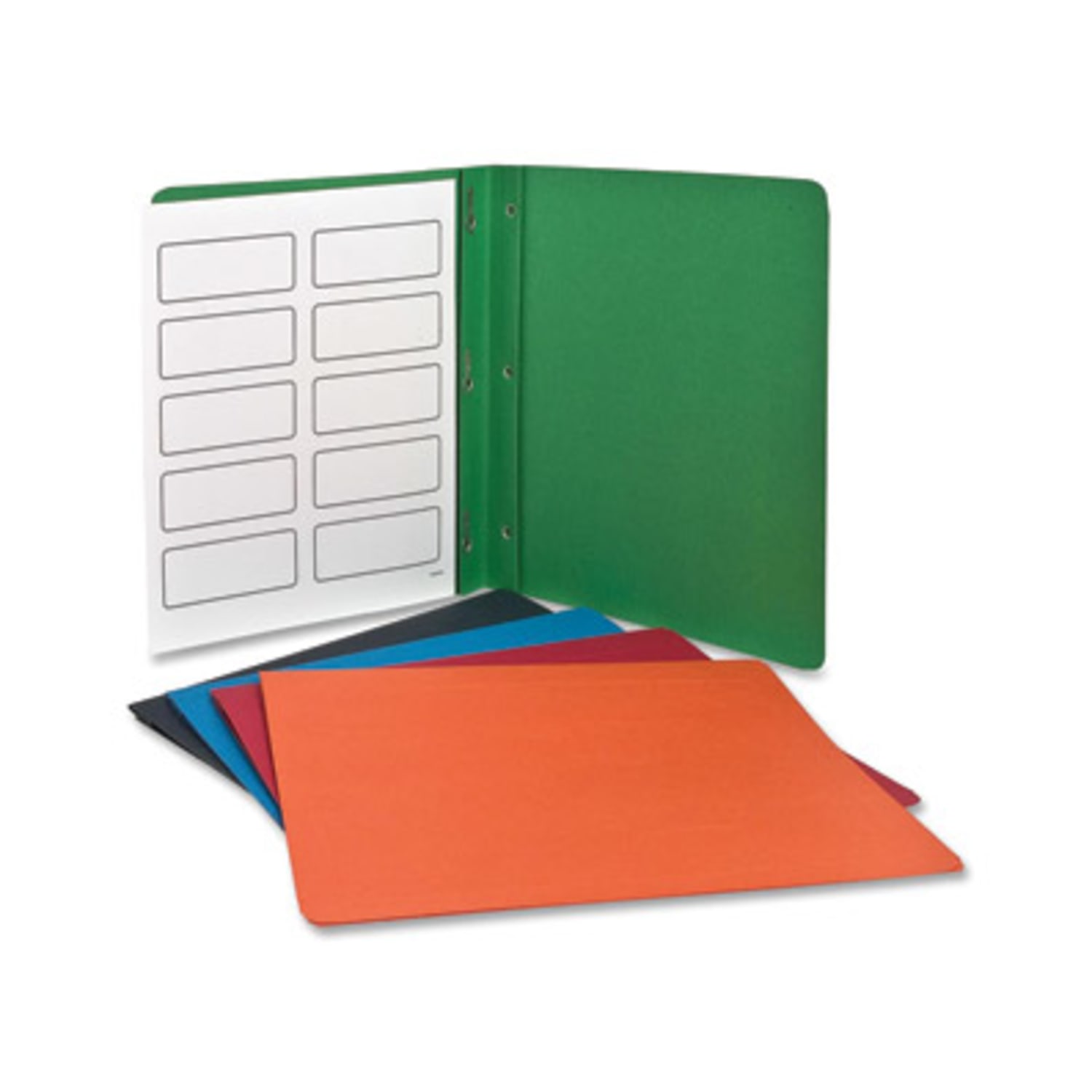 Oxford Twin Pocket 3-hole Fastener Folders - Letter - 8 1/2inx11in Sheet Size - 3 Fastener(s) - 1/2in Fastener Capacity  - 57713