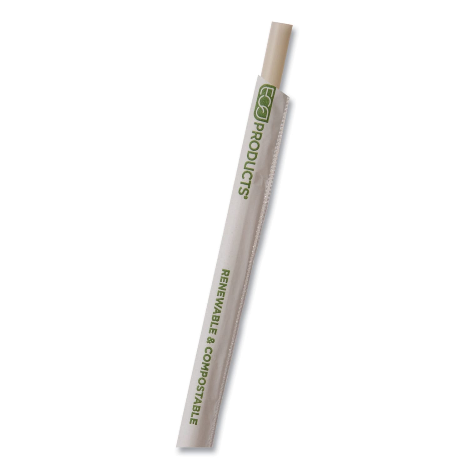 Eco-Products Renewable And Compostable PHA Straws, 10-1/4in, Natural White, Carton Of 1,250 Straws - Image 3