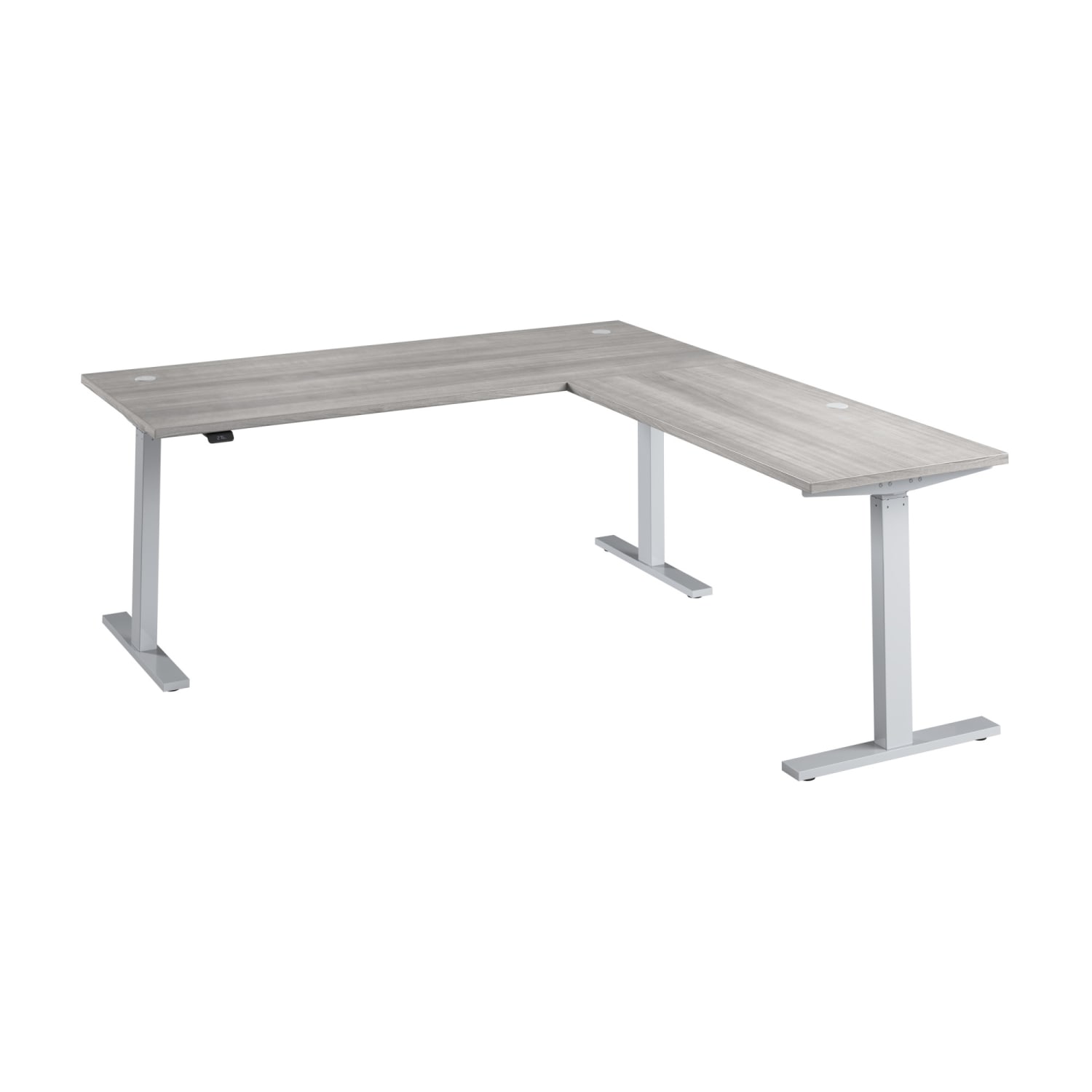 Bush Business Furniture Move 60 Series 72inW Height Adjustable L Shaped Standing Desk, Platinum Gray/Cool Gray Metallic, Standard Delivery - Image 6