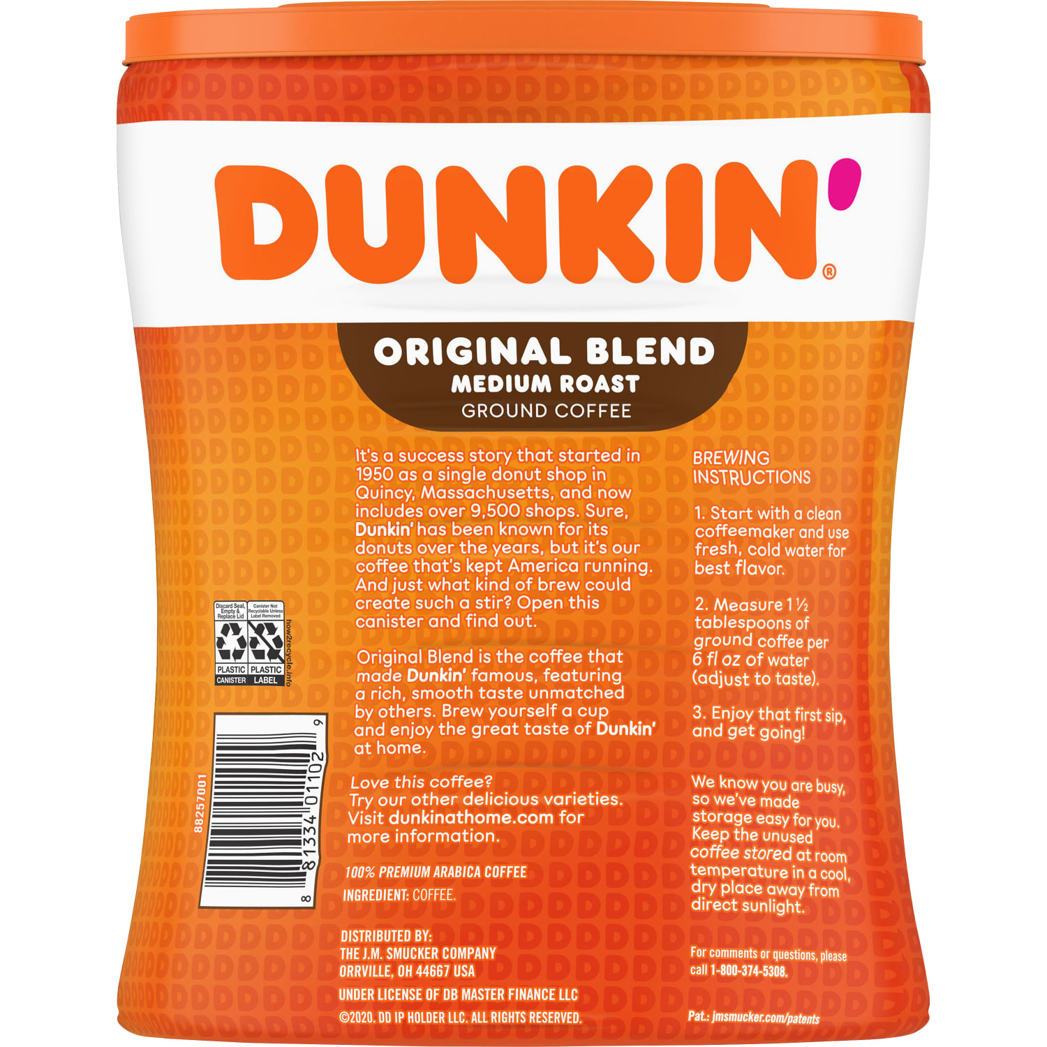 Dunkin Donuts Original Blend Coffee - Medium - 30 oz - 1 / Each - Image 4