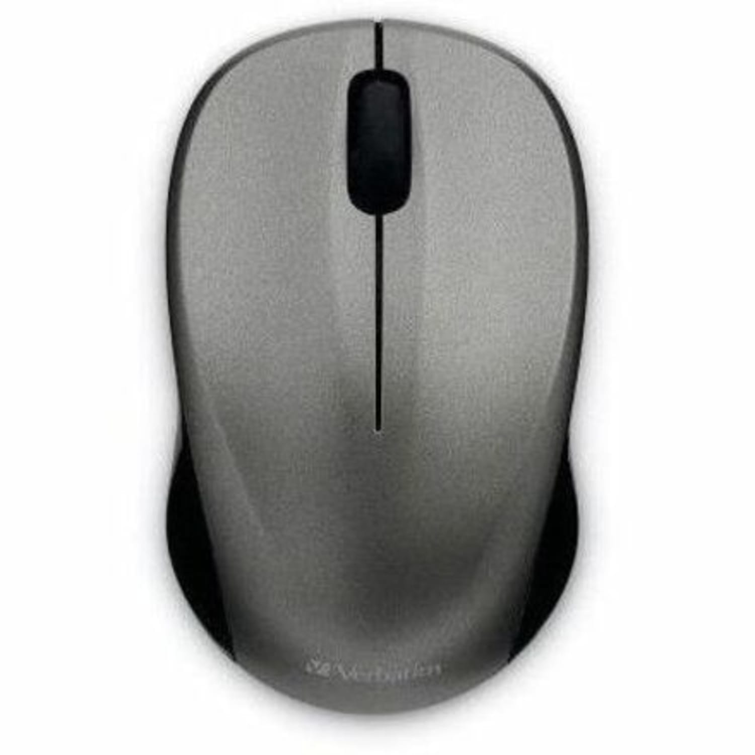 Verbatim Silent Wireless Blue LED Mouse - Graphite - Blue LED/Optical - Wireless - Radio Frequency - Graphite - 99769 - Image 3