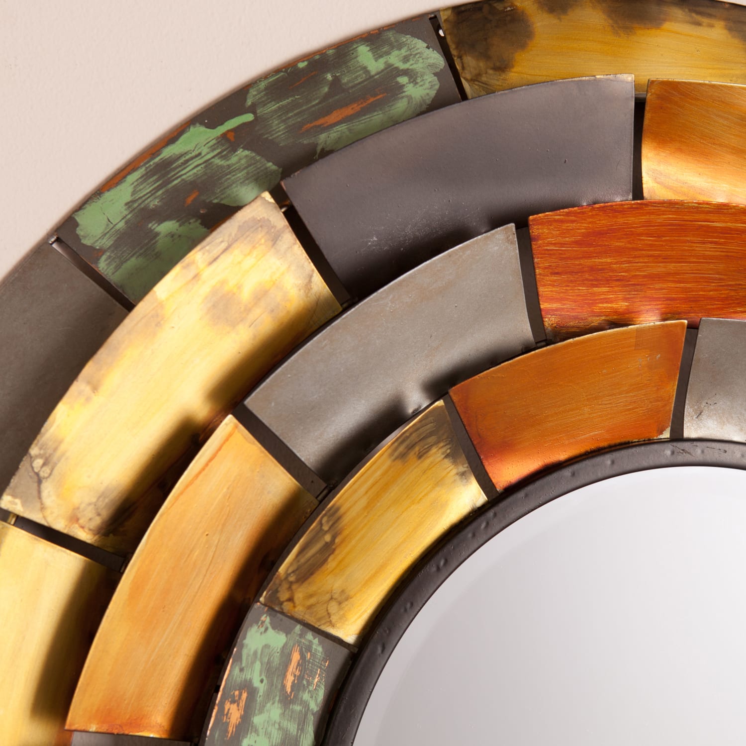 SEI Furniture Baroda Round Decorative Mirror, 31inH x 31inW x 2inD, Multicolor - Image 6