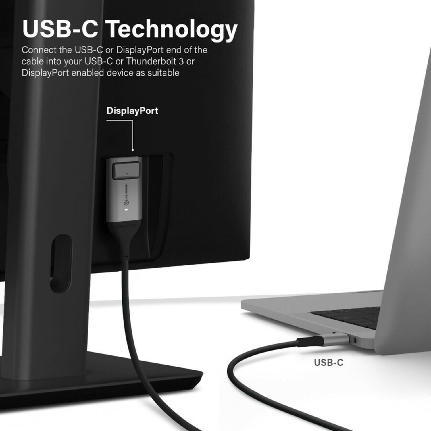 Alogic Alogic 1M Ultra Usb-C Male, Ulcdp01Sgr - Image 6