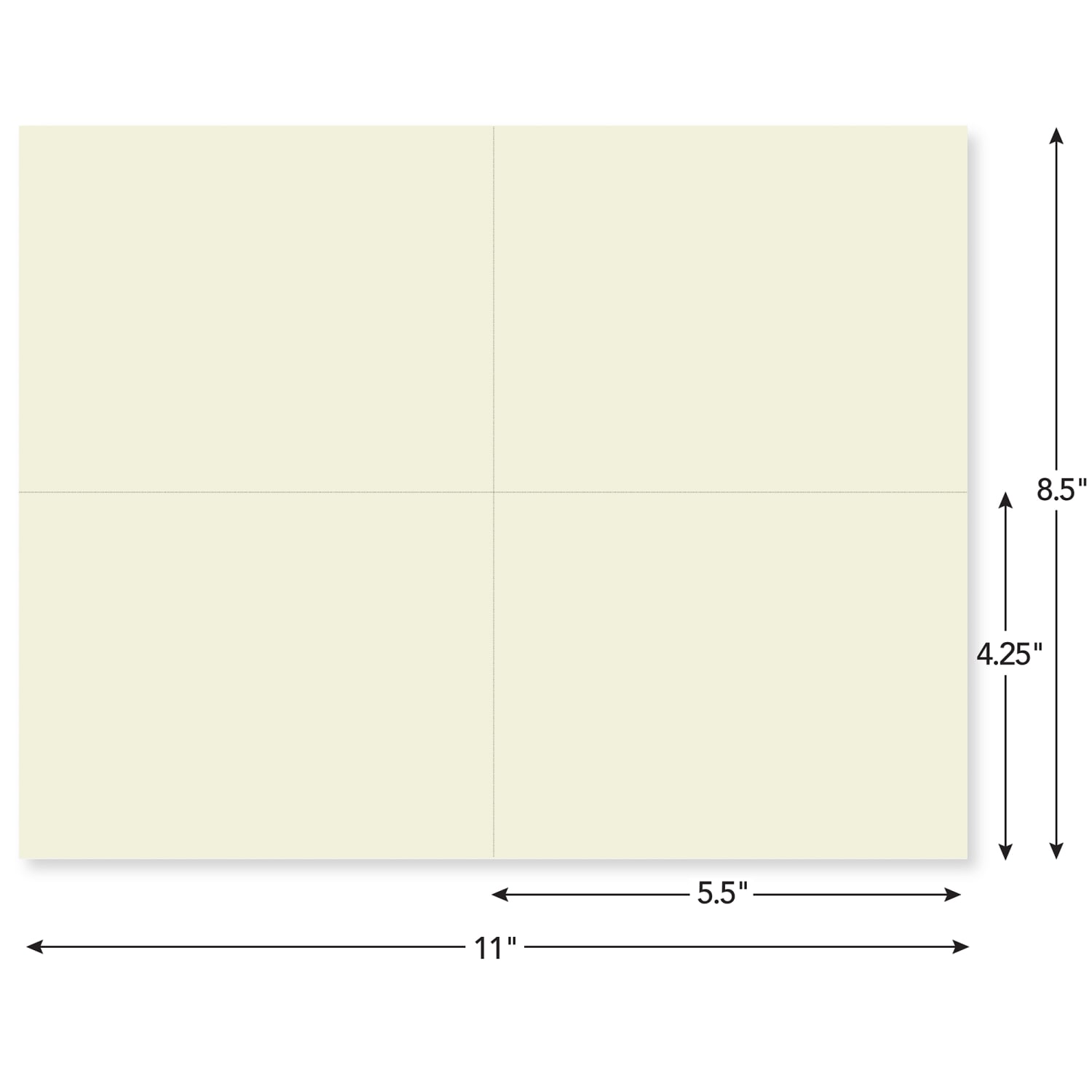 Great Papers! 4-Up Postcards, 8-1/2in x 11in Sheet, Ivory, 4 Postcards Per Sheet, Pack Of 50 Sheets - Image 3