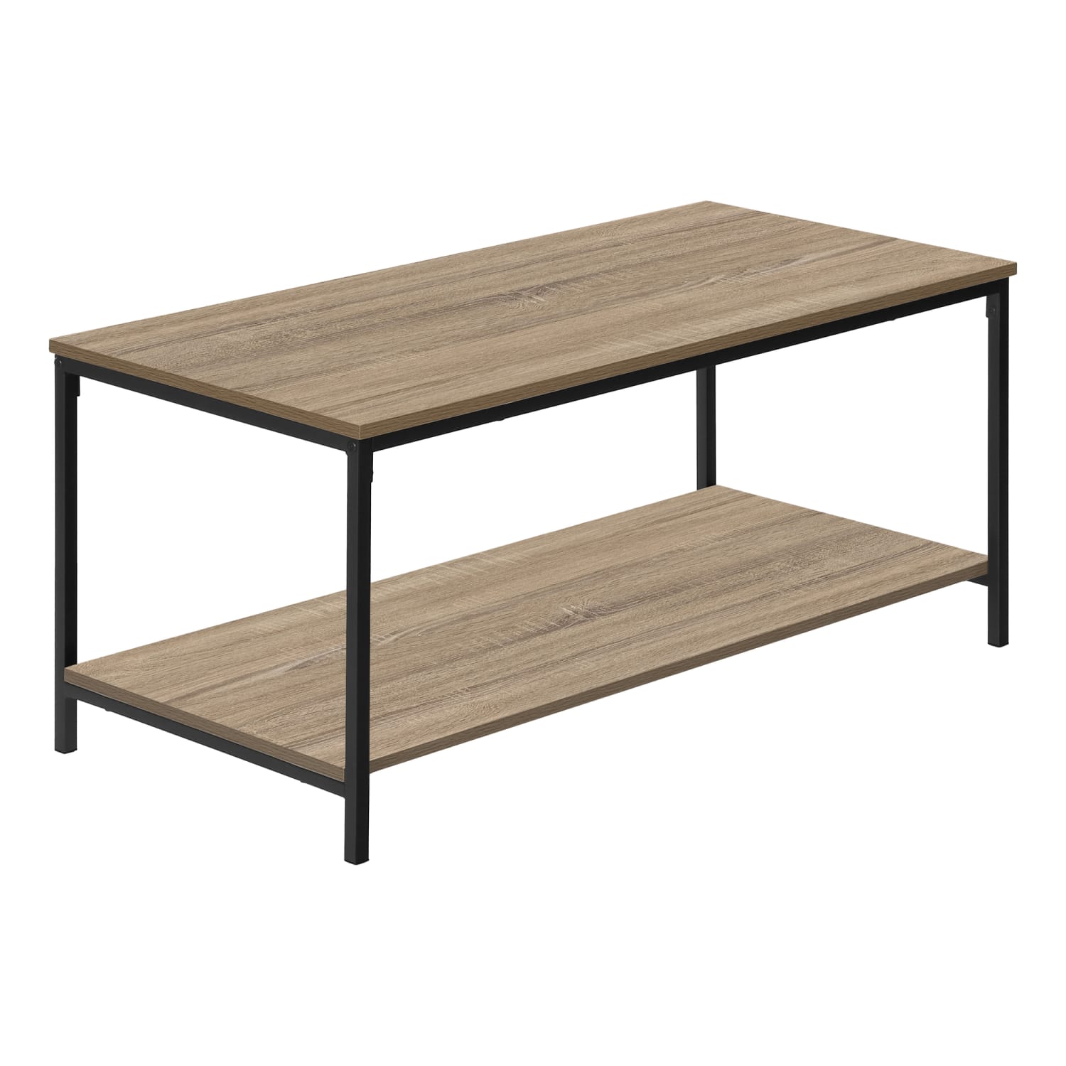 Monarch Specialties Abba Coffee Table, 18inH x 40inW x 20inD, Black - Image 4