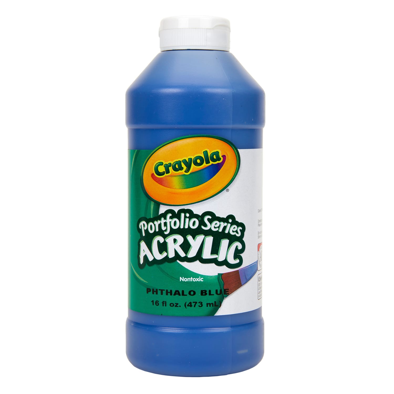 Crayola Portfolio Series Acrylic Paint, 16 oz., Phthalo Blue, Pack Of 2 - Image 3