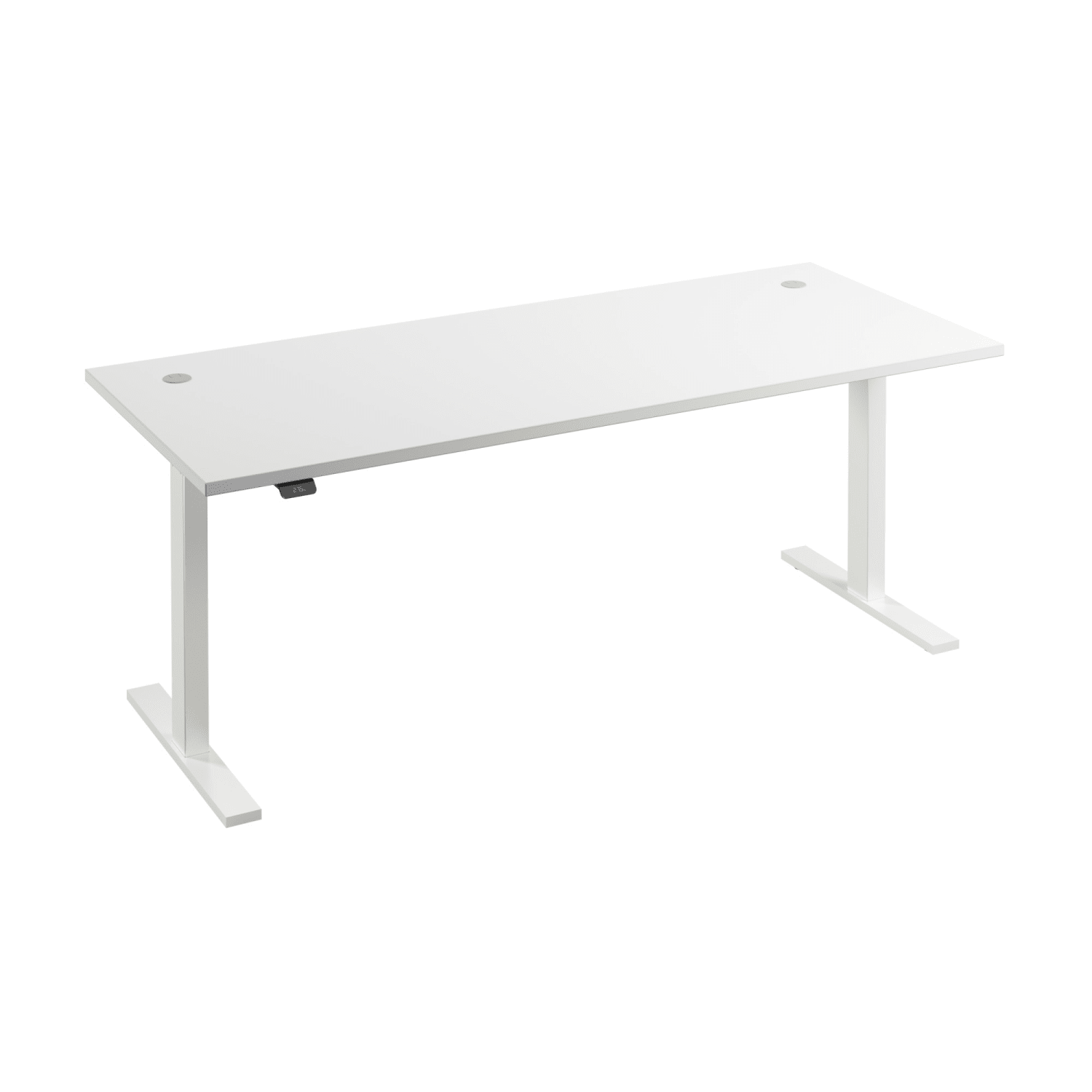 Bush Business Furniture Move 60 Series 72inW x 30inD Electric Height Adjustable Standing Desk, White/White Powder Coat, Standard Delivery - Image 6