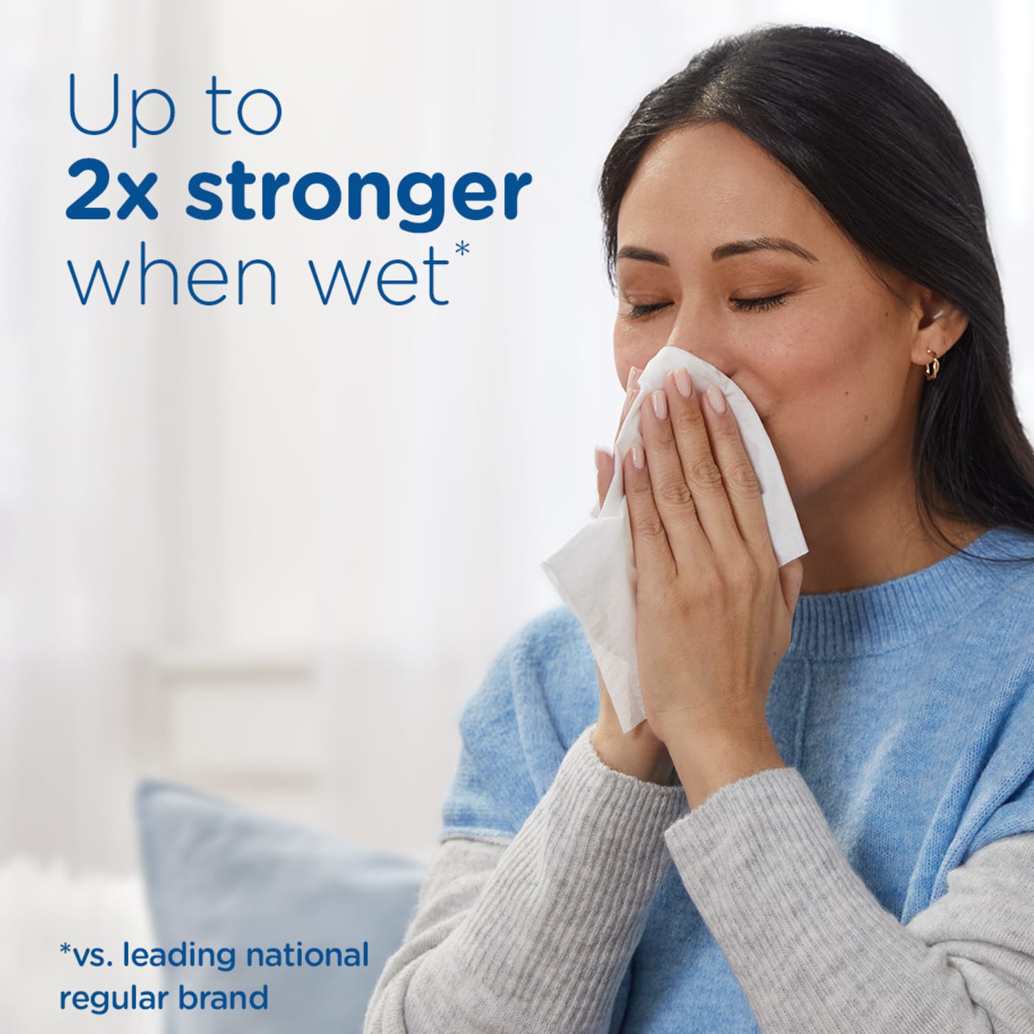 Puffs Ultra Soft Facial Tissues, Mega Cube, 72 Tissues Per Box - Image 5