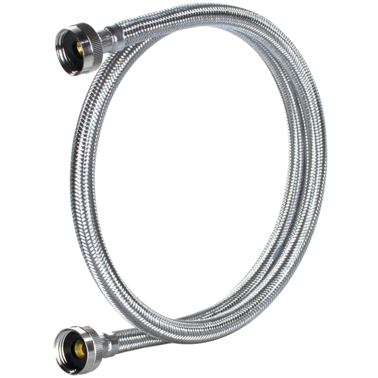 Certified Appliance Accessories Braided Stainless Steel Washing Machine Hose - 48in - Silver, Stainless Steel - WM48SS - Image 5