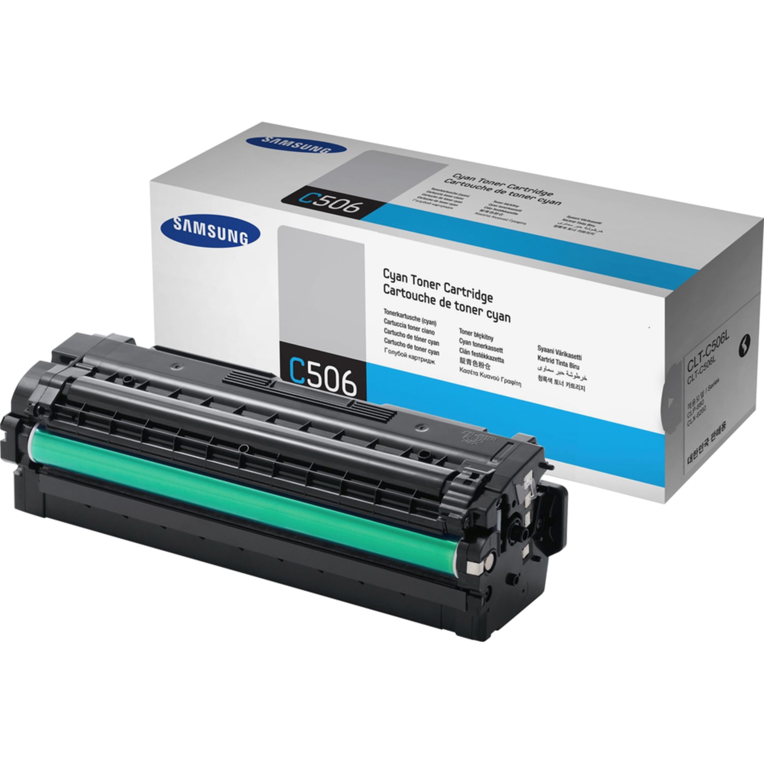 Samsung CLT-C506L (SU042A) Toner Cartridge - Cyan - 3500 Pages - Image 4