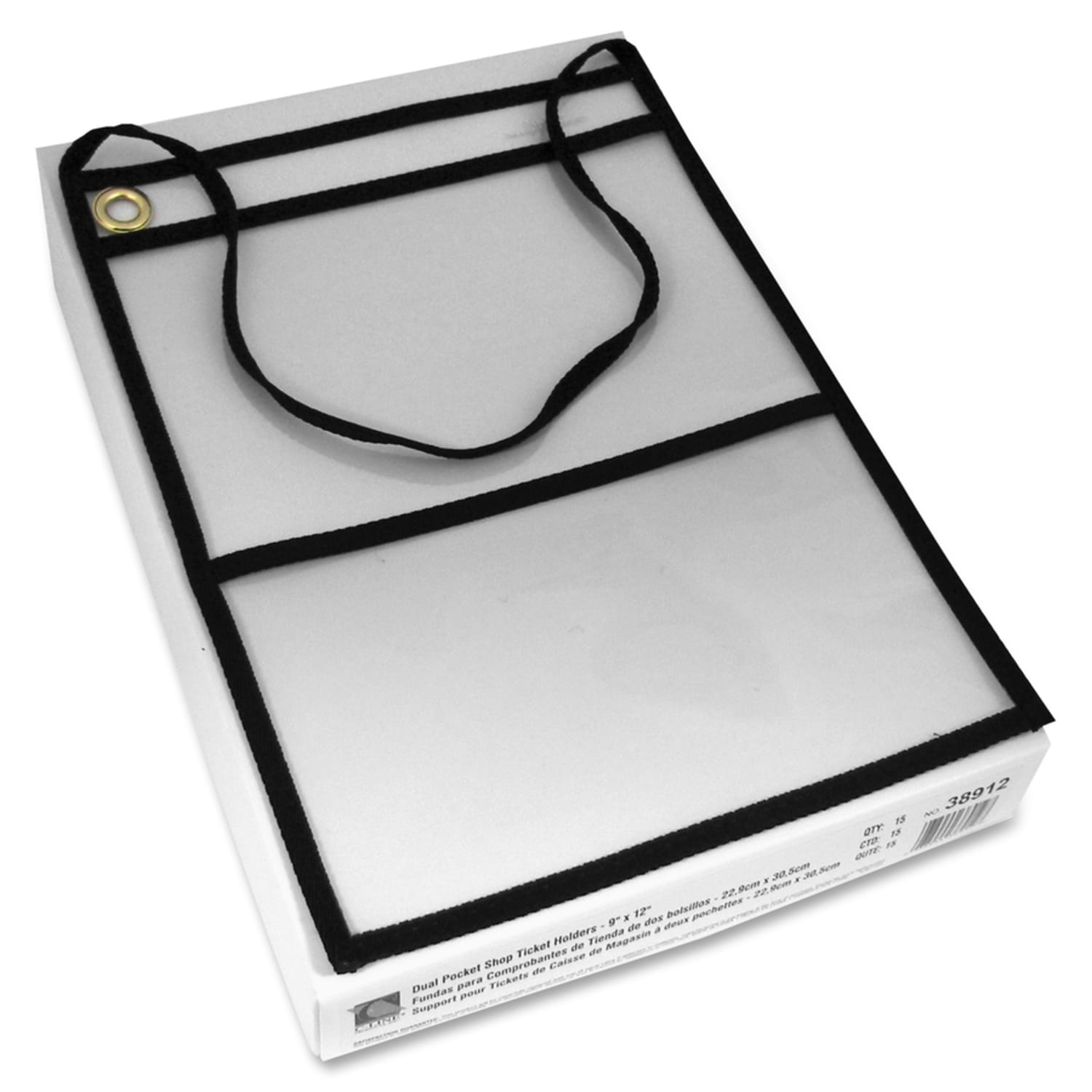 C-Line Stitched 2-Pocket Shop Ticket Holders, 9in x 12in, Pack Of 15 - Image 4