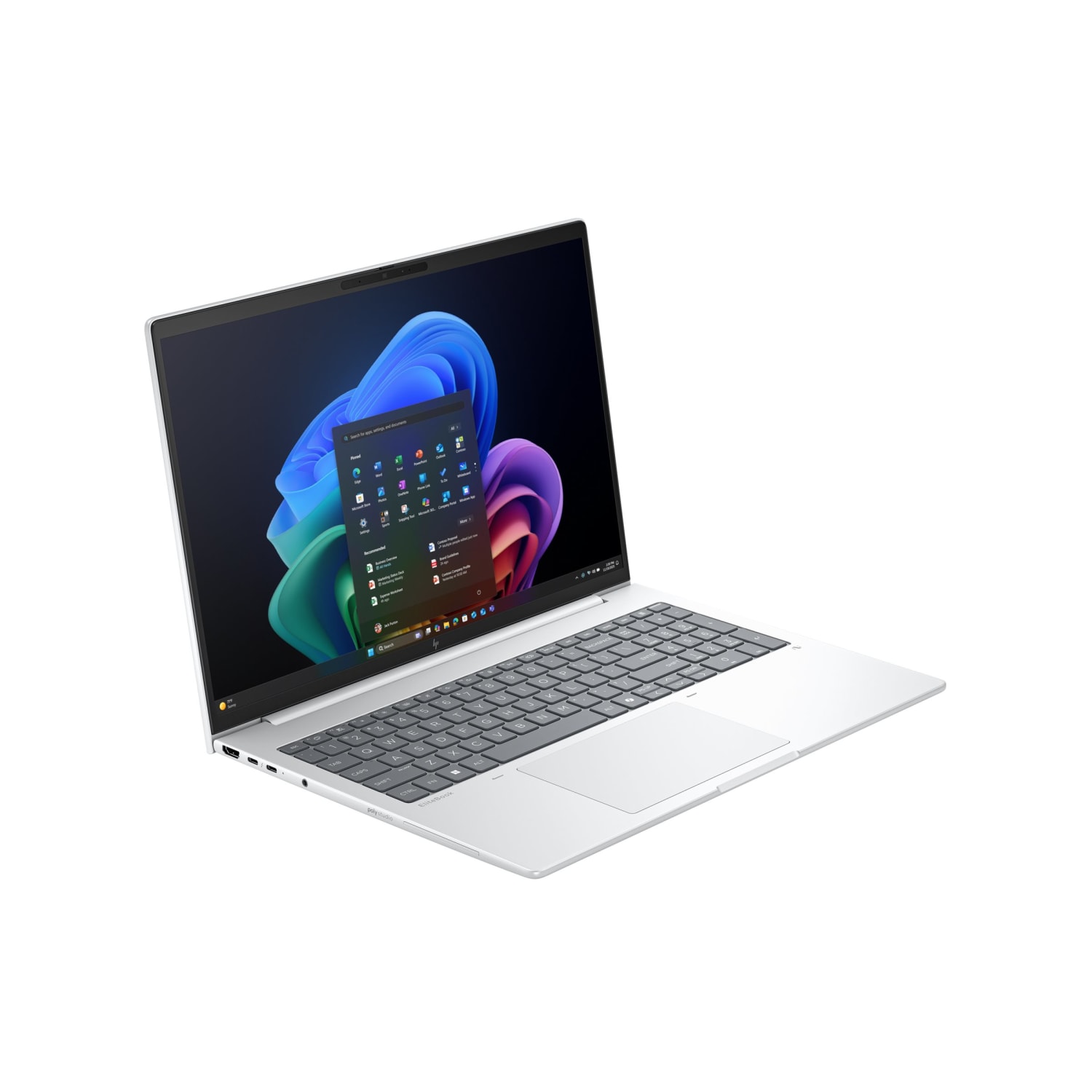 HP EliteBook 8 G1i 16in Copilot+ PC Notebook, Intel Core Ultra 7 268V, vPro Technology, 32 GB, 1 TB SSD, Windows 11 Pro, Glacier Silver Aluminum - Image 5