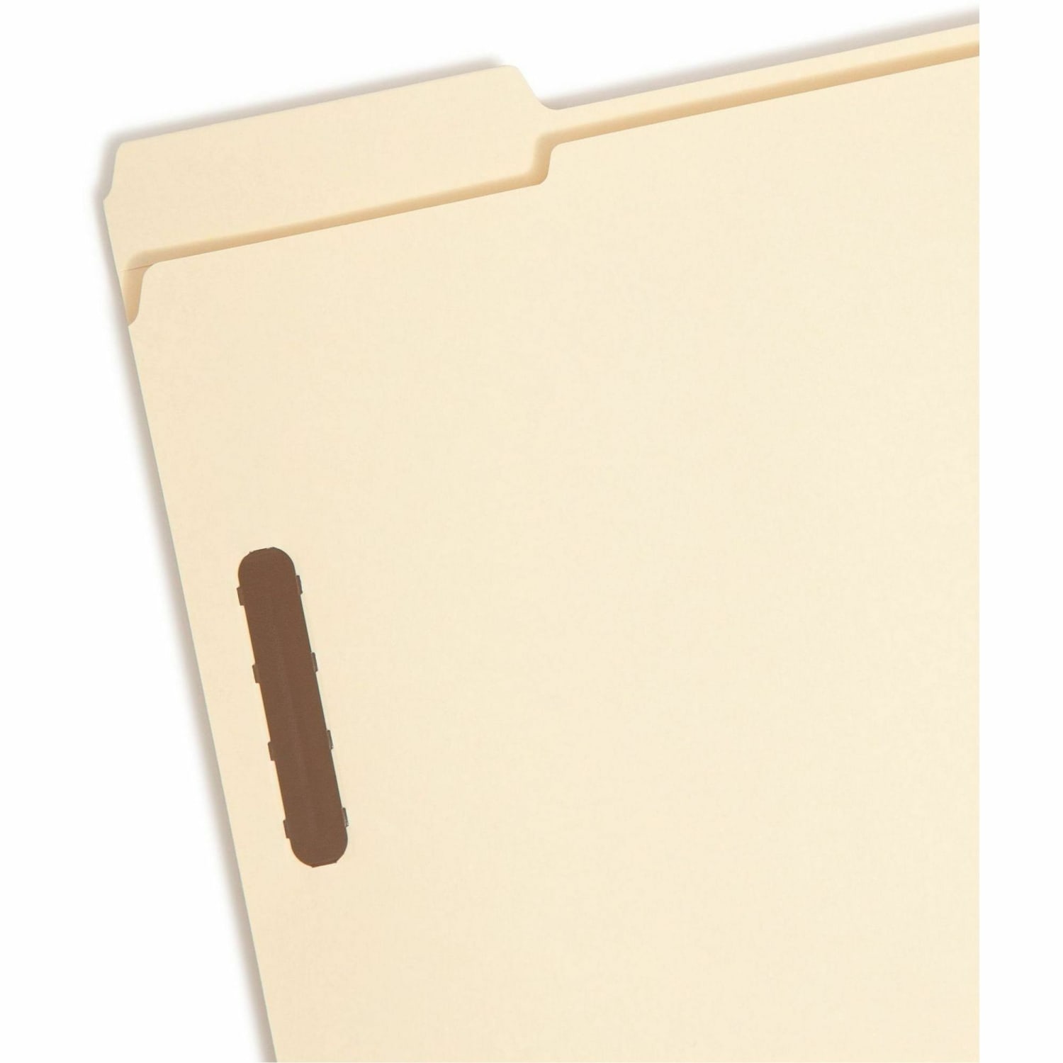 Smead 2-Ply Manila Folders With Fasteners, Letter Size, 100% Recycled, Manila, Box Of 50 - Image 4