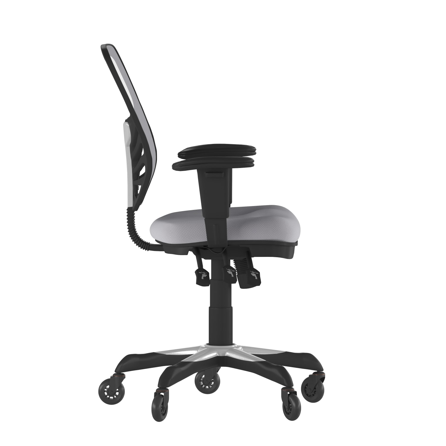 Flash Furniture Nicholas Ergonomic Mesh MidBack Multifunction Executive Swivel Office Chair GrayBlack PopularChairscom Flash Furniture Nicholas Ergonomic Mesh Mid Back Multifunction Executive Swivel Office Chair GrayBlack PopularChairscom
