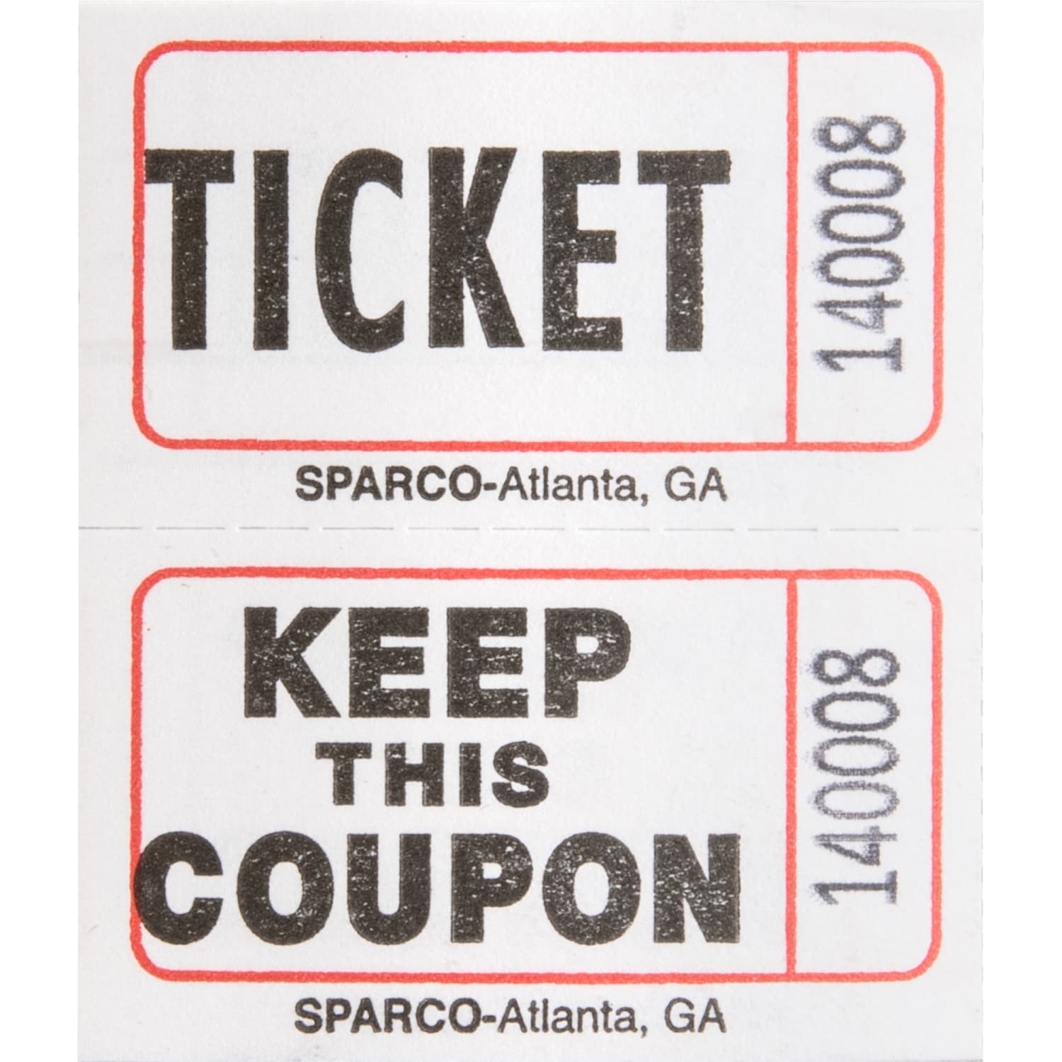 Sparco Roll Tickets - White - 2000/Roll - Image 6