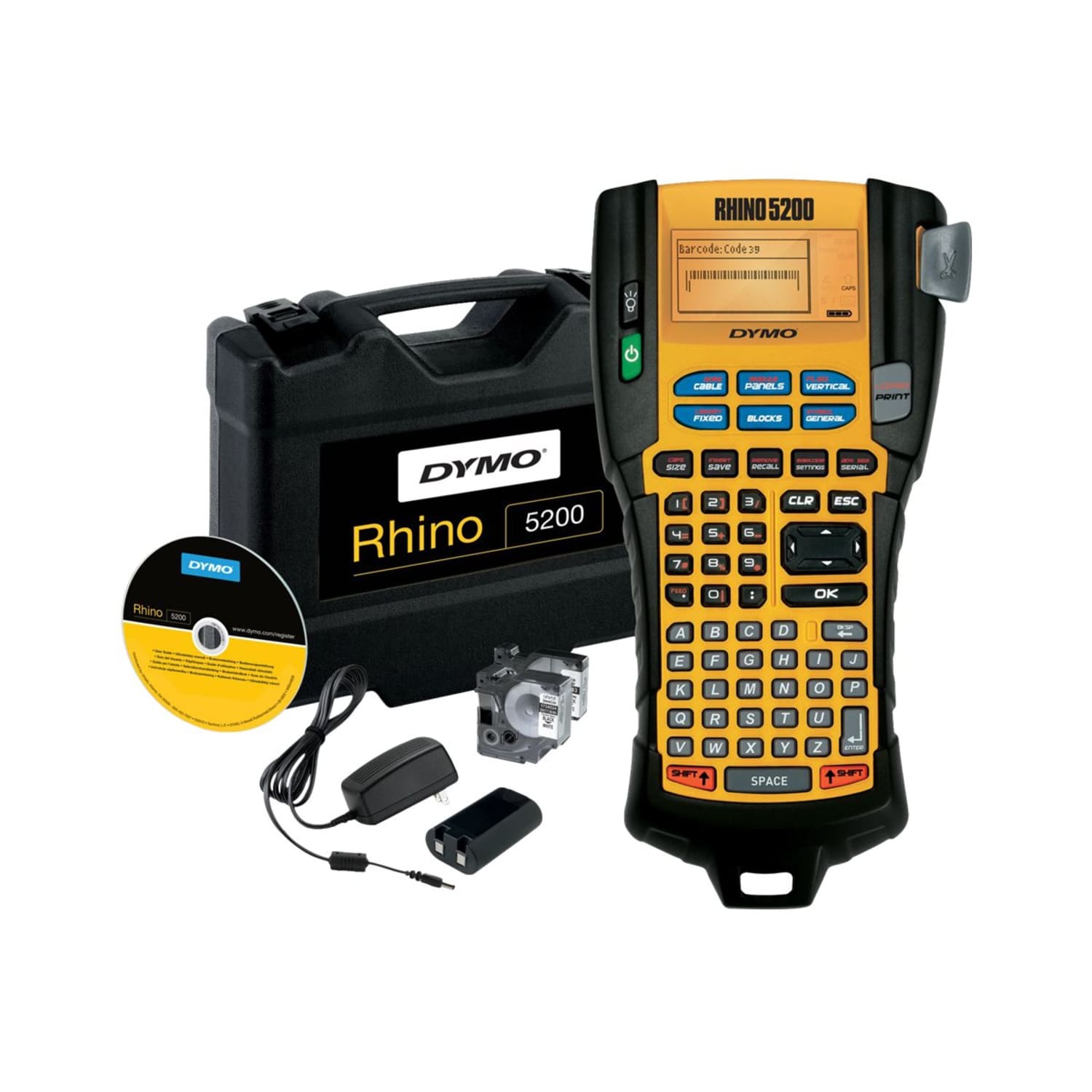 DYMO Rhino 5200 Industrial Handheld Label Maker Kit - Image 5