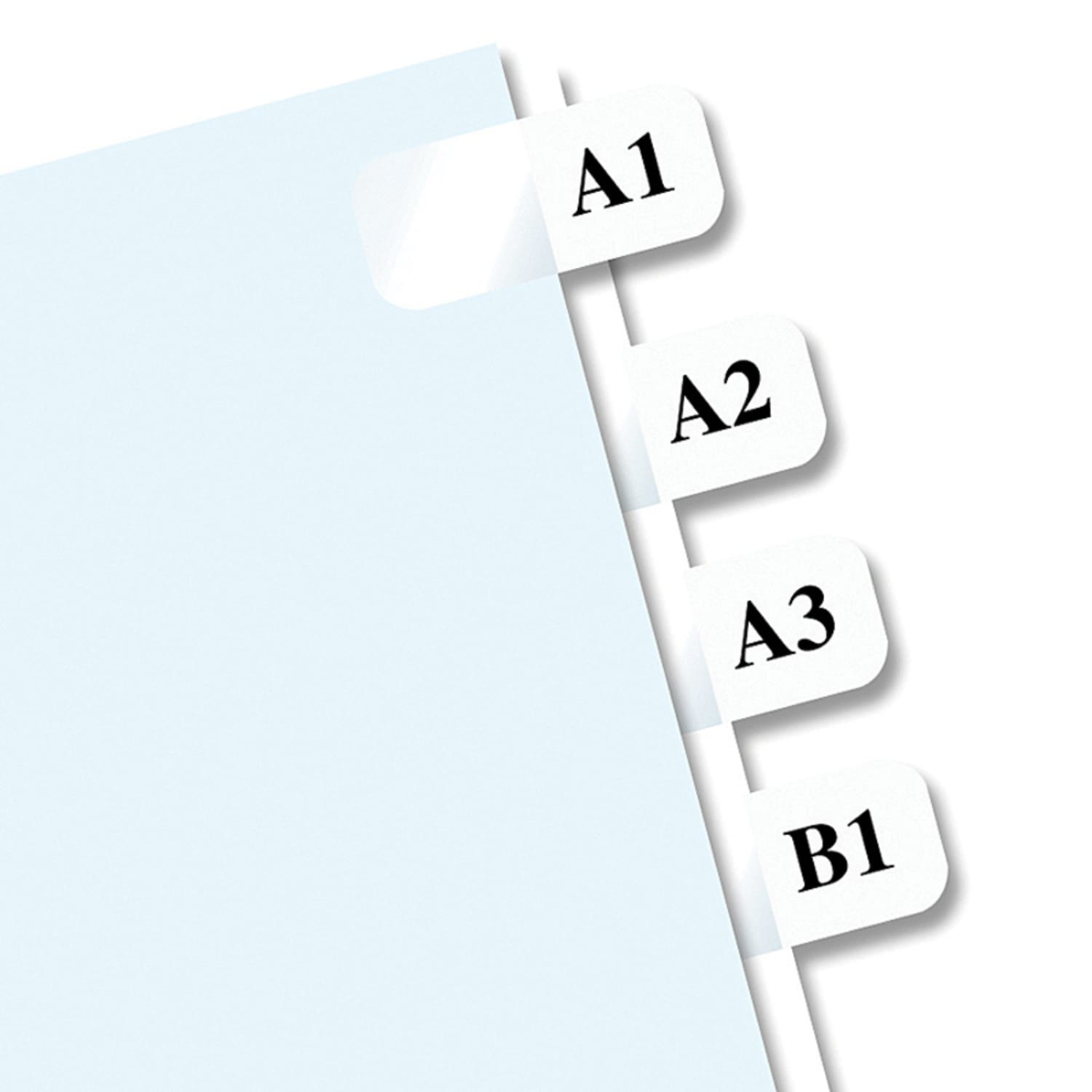 Redi-Tag Laser Index Tabs, 7/16in x 1in, White, Pack Of 180 - Image 6