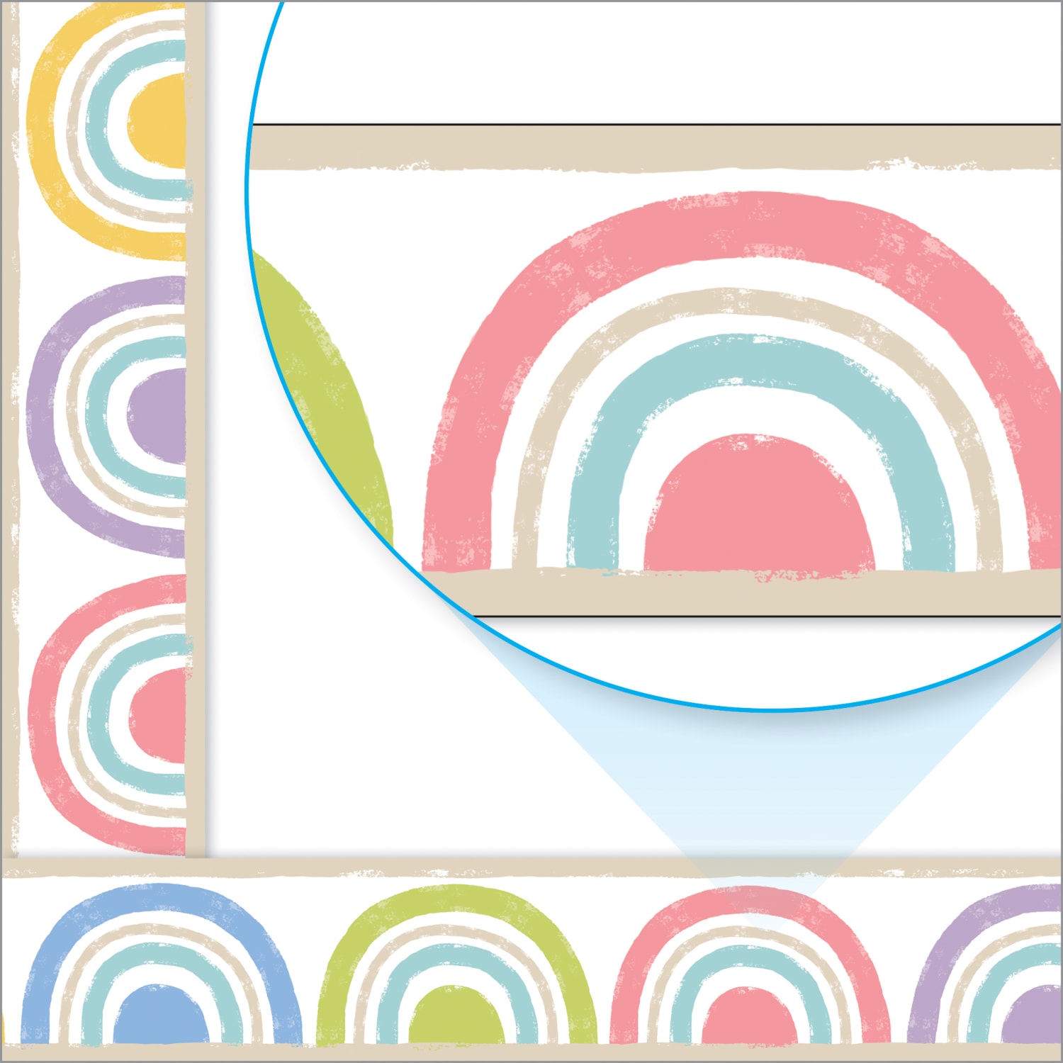 Trend Bolder Border Packs, 35-3/4in x 2-3/4in, Rainbow Cheer, Set Of 6 Packs - Image 5