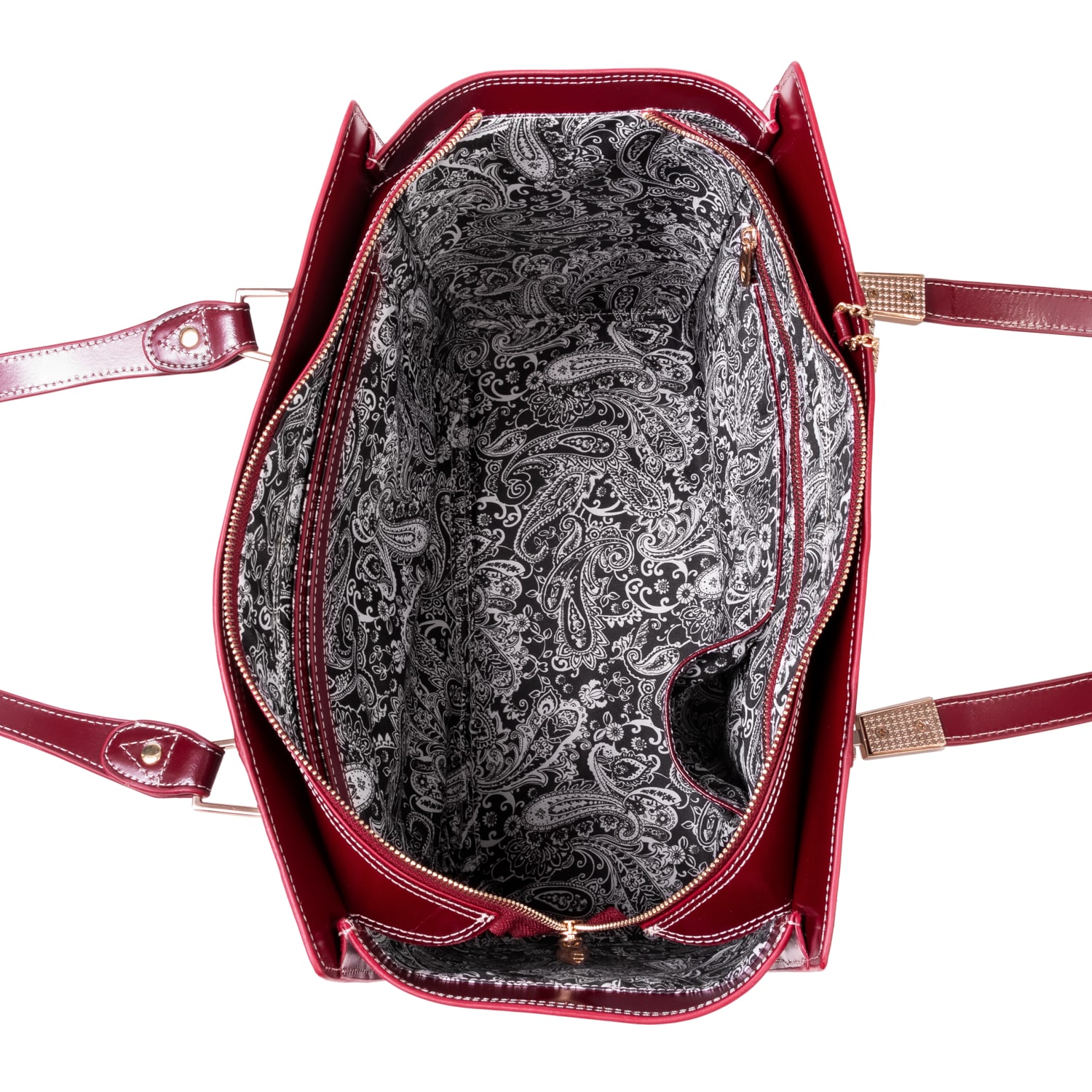 McKleinUSA Aldora Tote, Red - Image 4