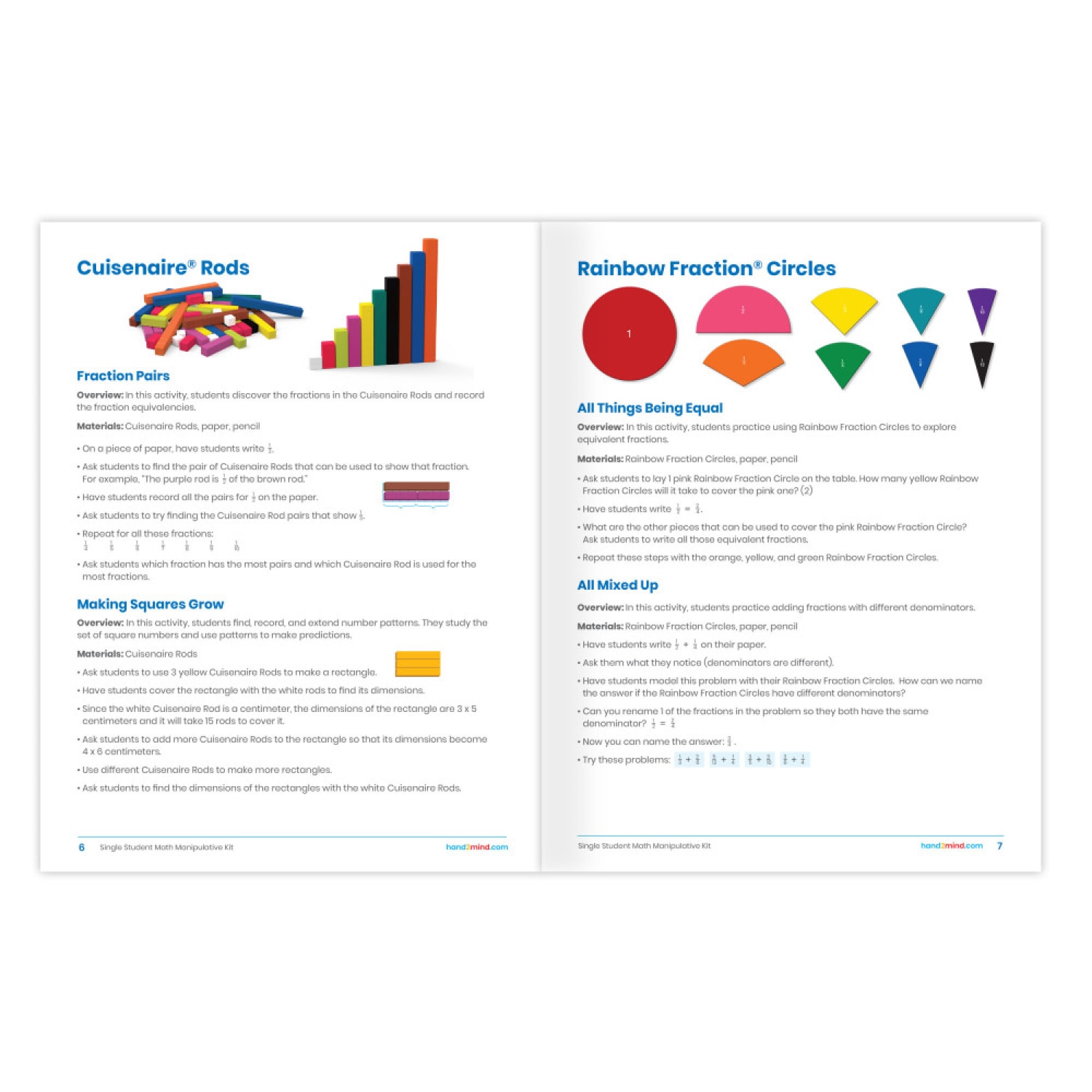Hand2Mind Individual Student Manipulative Kits, Grades 3-5, Set Of 4 - Image 4