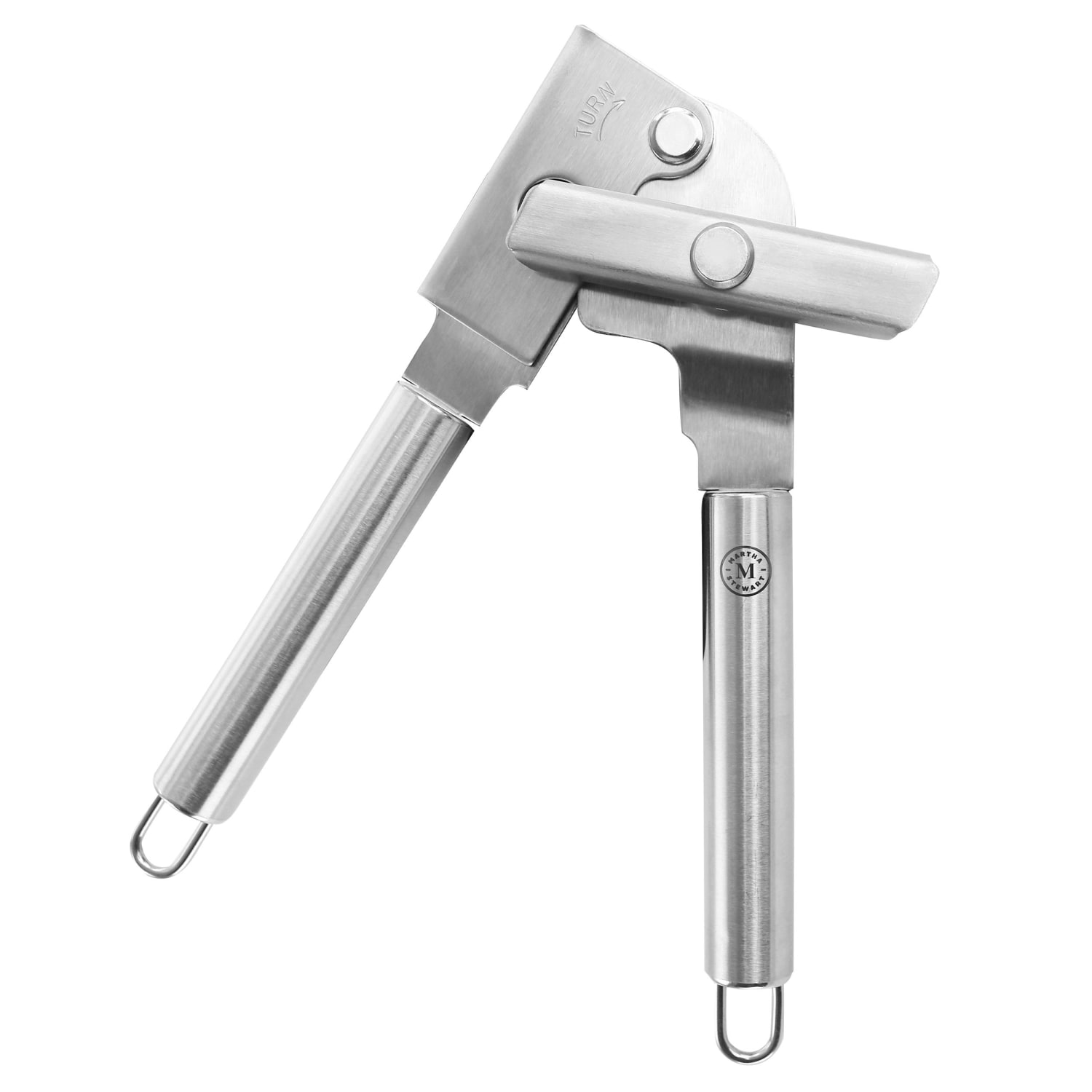 Martha Stewart Stainless-Steel Can Opener With Stainless-Steel Handles, Silver - Image 5