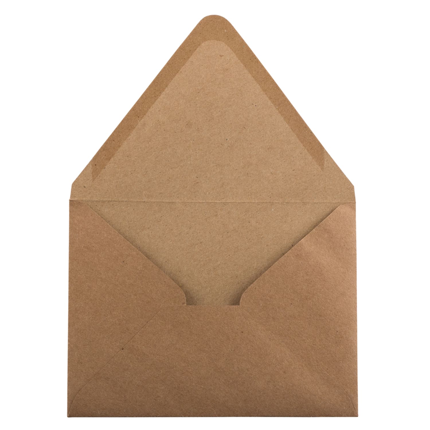 JAM Paper Envelopes, A2, Peel & Seal, Brown, Pack Of 50 Envelopes