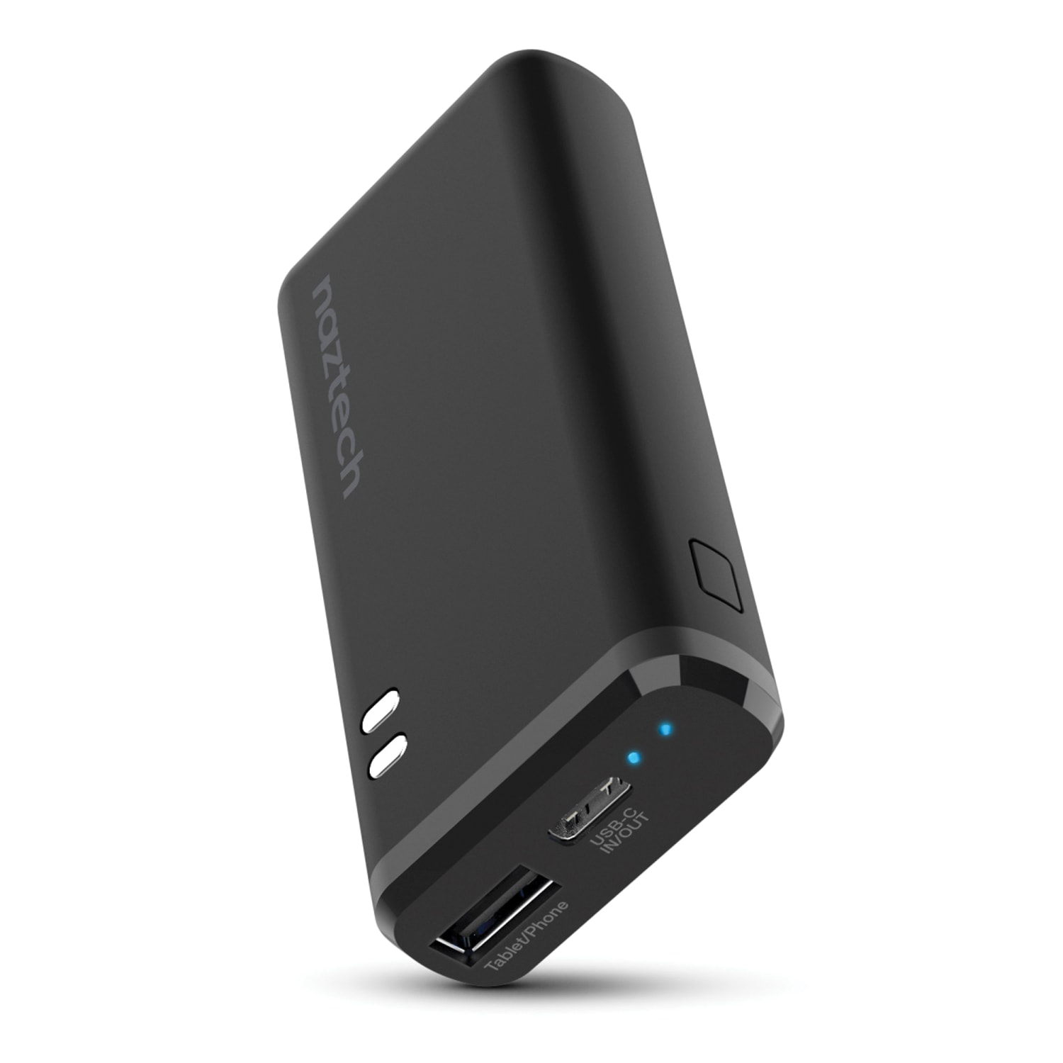 Naztech 4,000 mAh Dual Output USB-C And USB Portable Power Bank, HPL15520