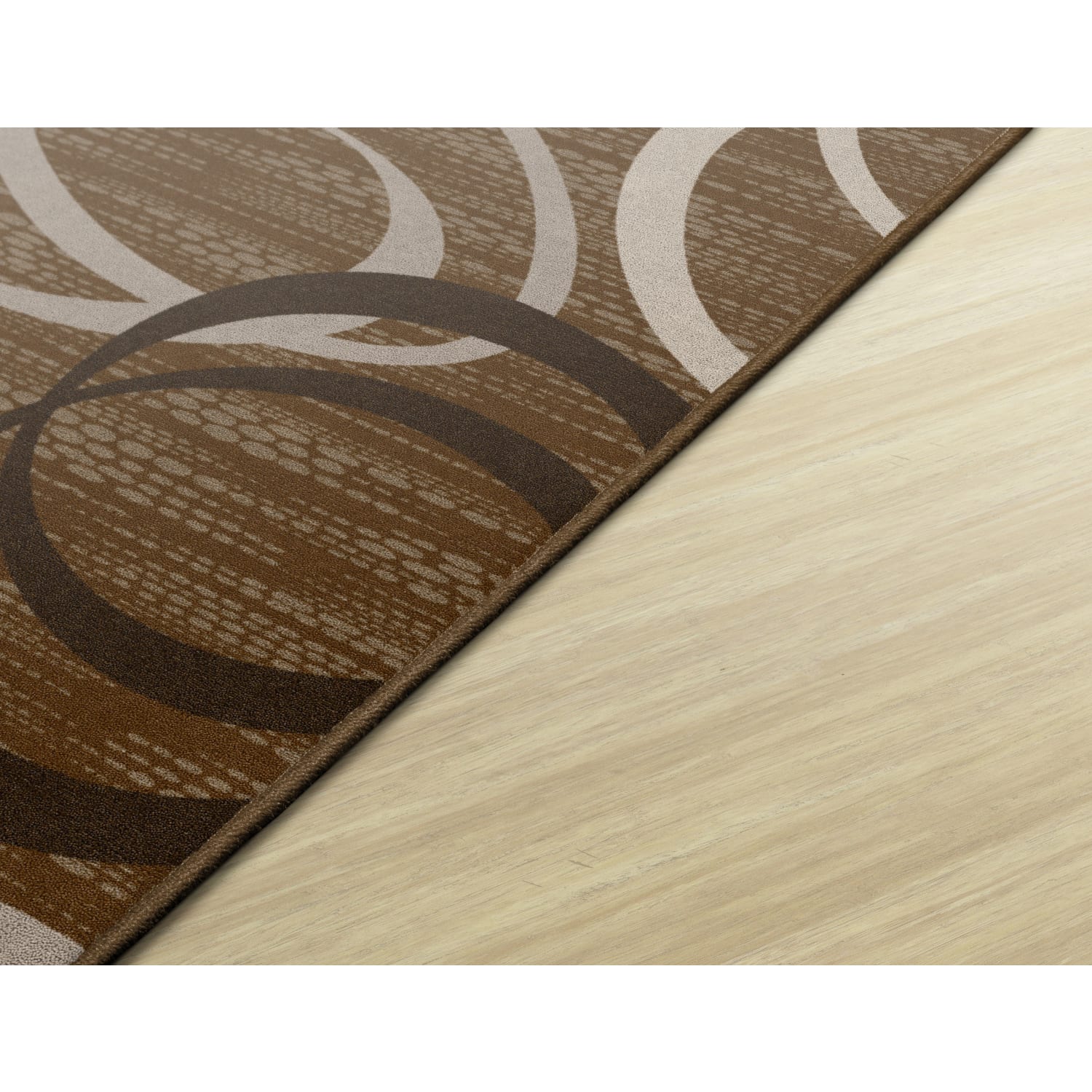 Flagship Carpets Printed Rug, Duo, 4ftH x 6ftW, Chocolate - Image 3
