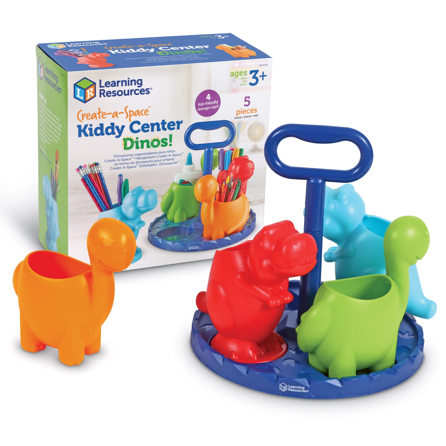 Learning Resources Create-A-Space Kiddy Center, Dinos! - Image 3